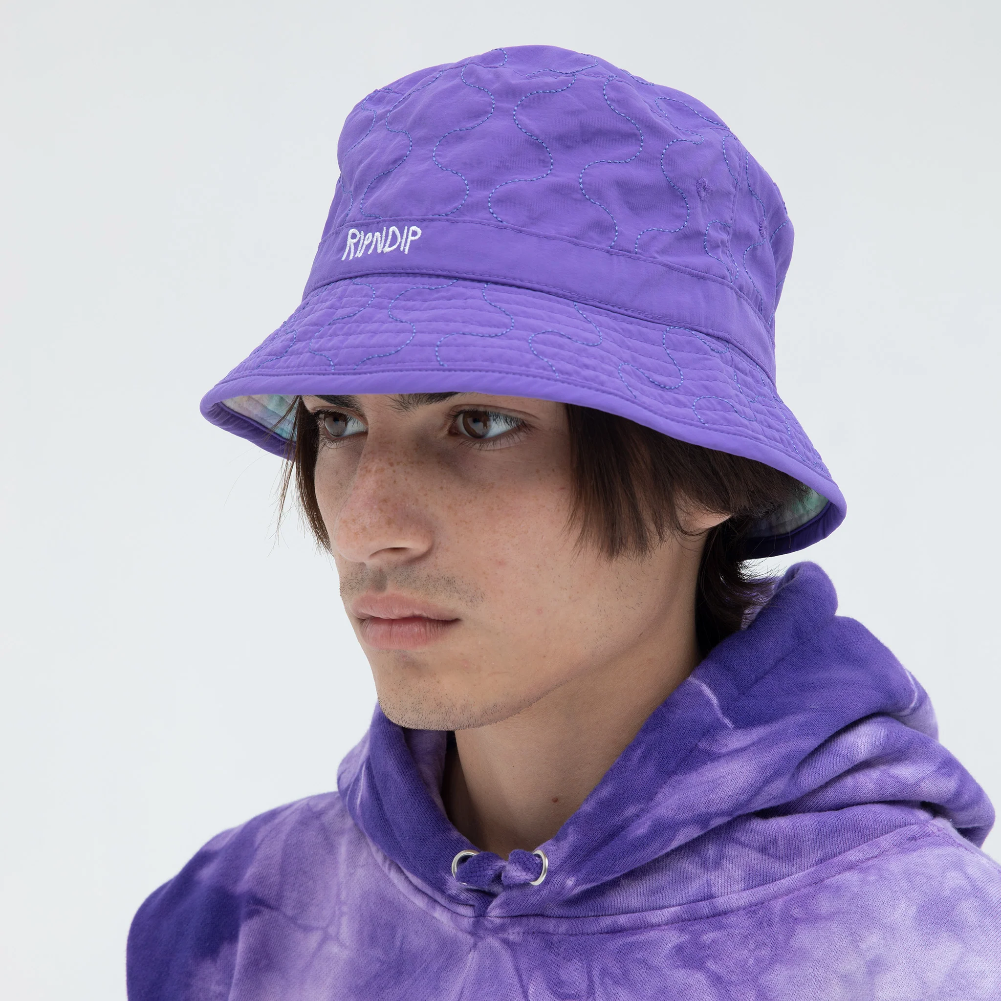 Castanza Reversible Bucket Hat (Purple) - Image 3