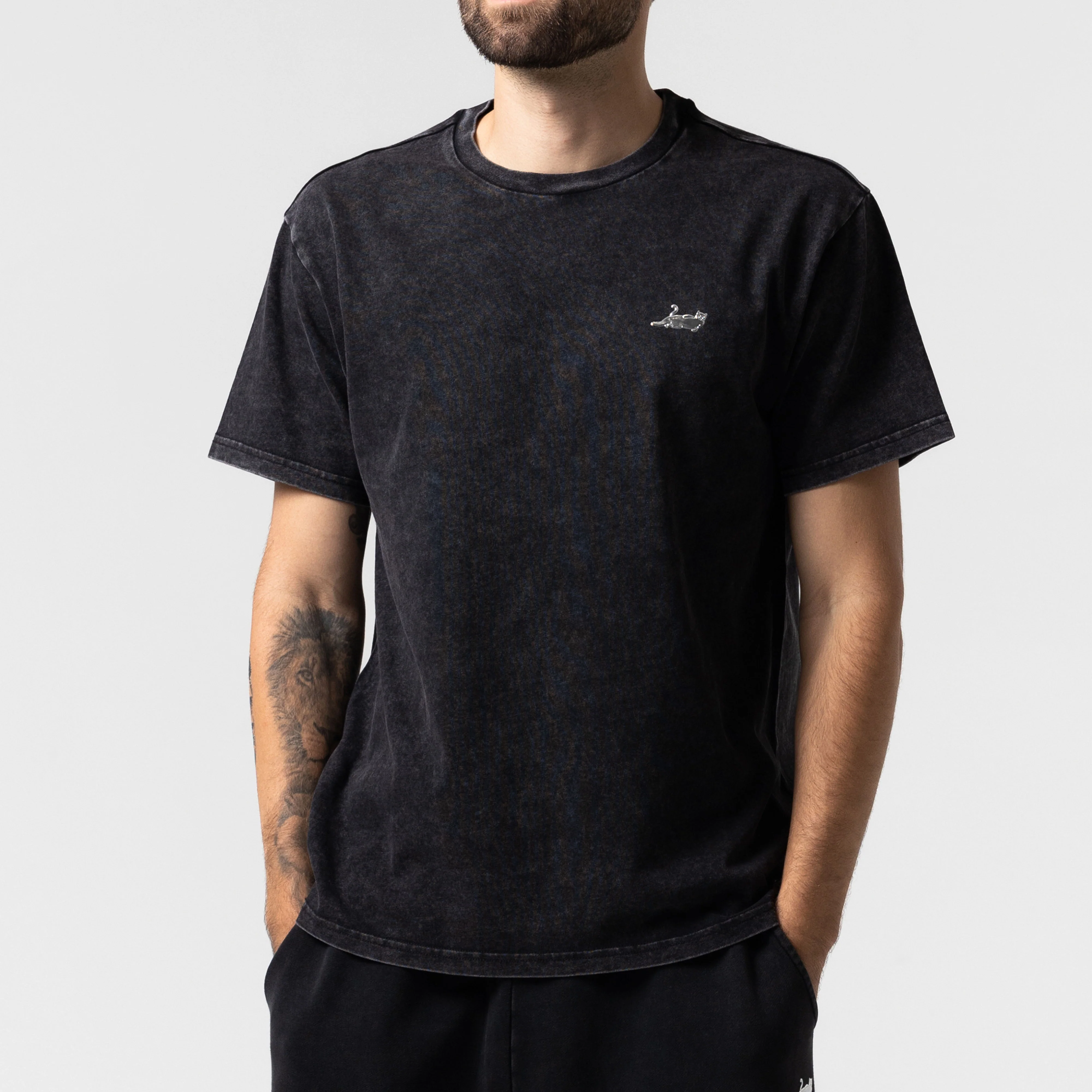 Castanza Short Sleeve Tee (Black Vintage Wash) - Image 3