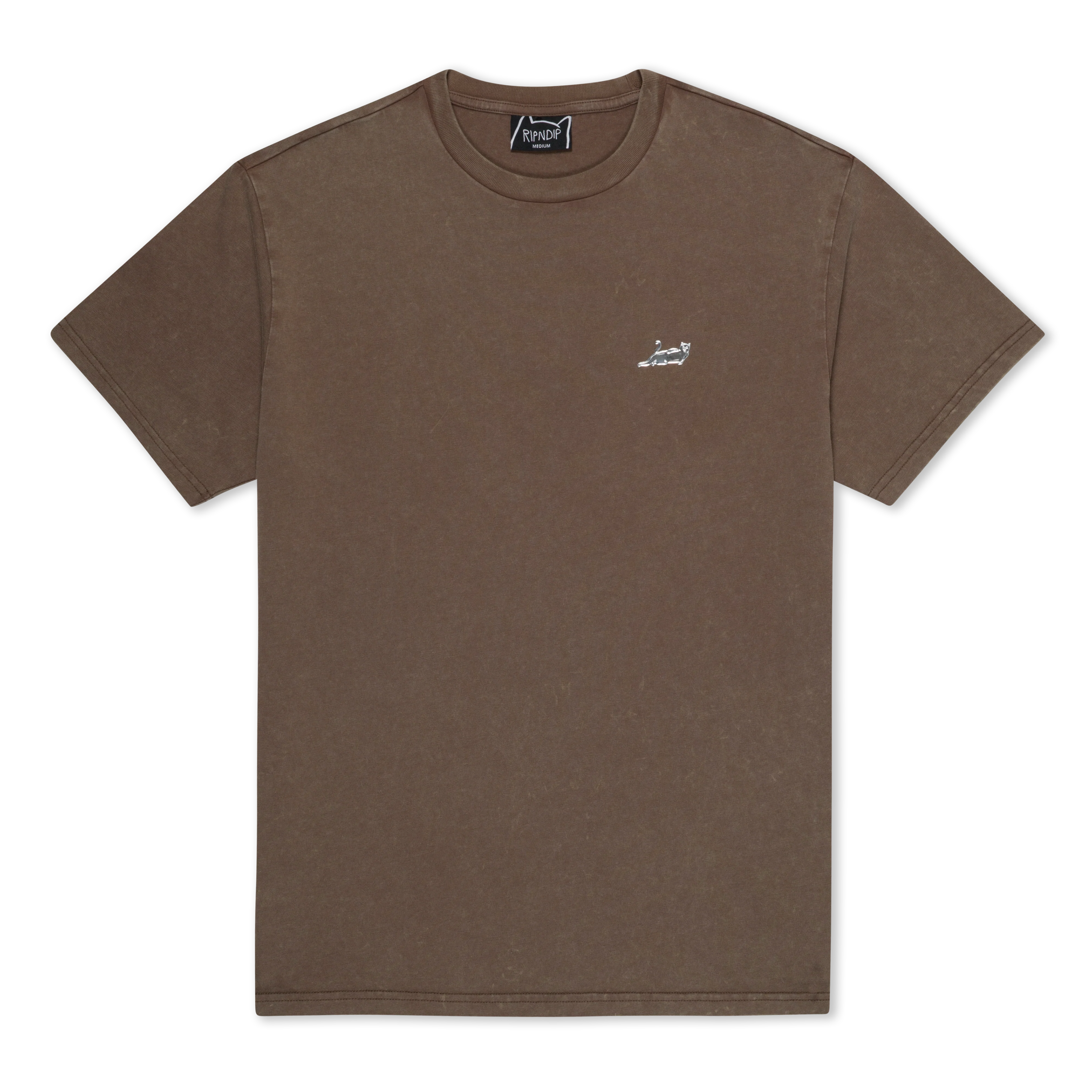Castanza Short Sleeve Tee (Brown Vintage Wash)