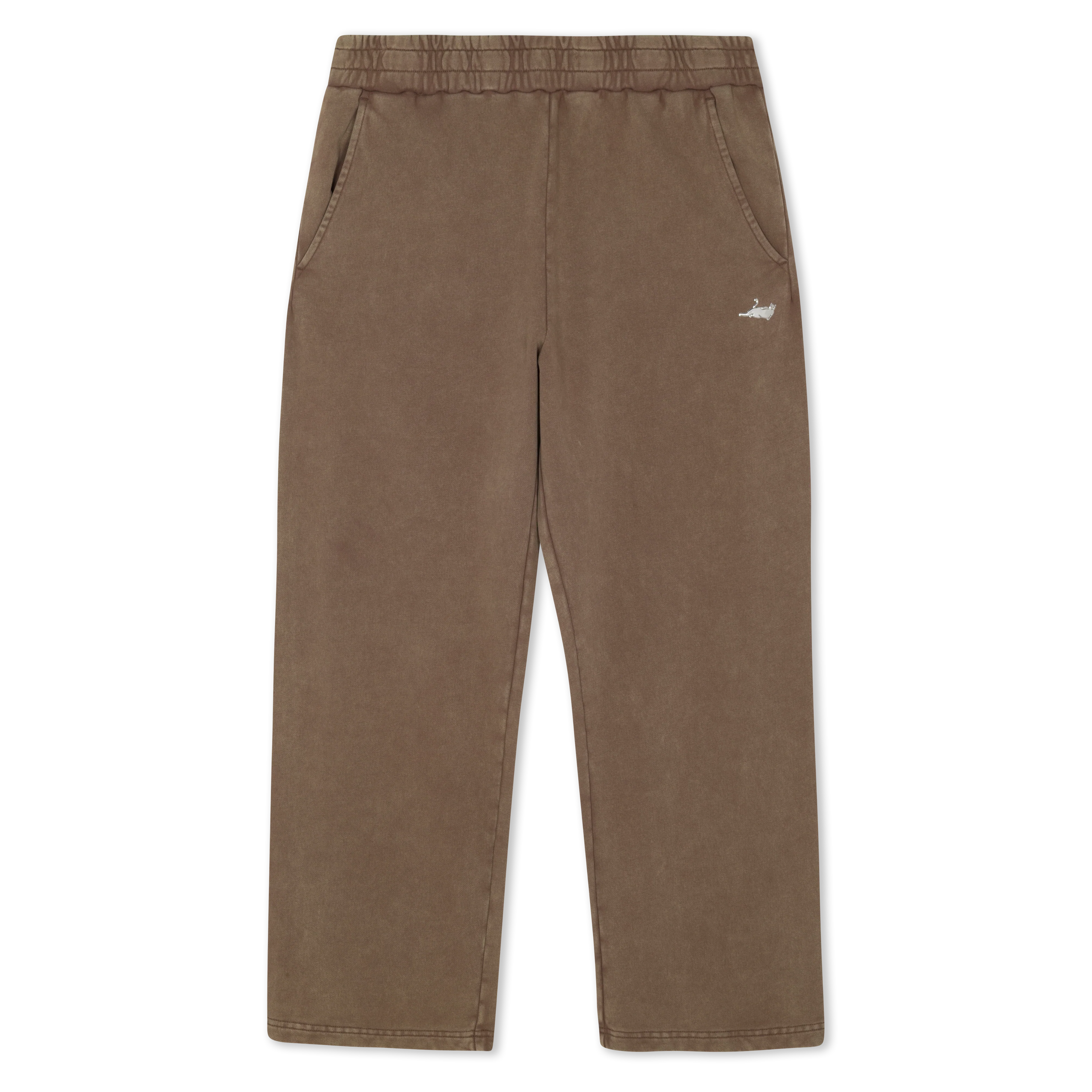 Castanza Straight Leg Sweatpants (Brown Vintage Wash)