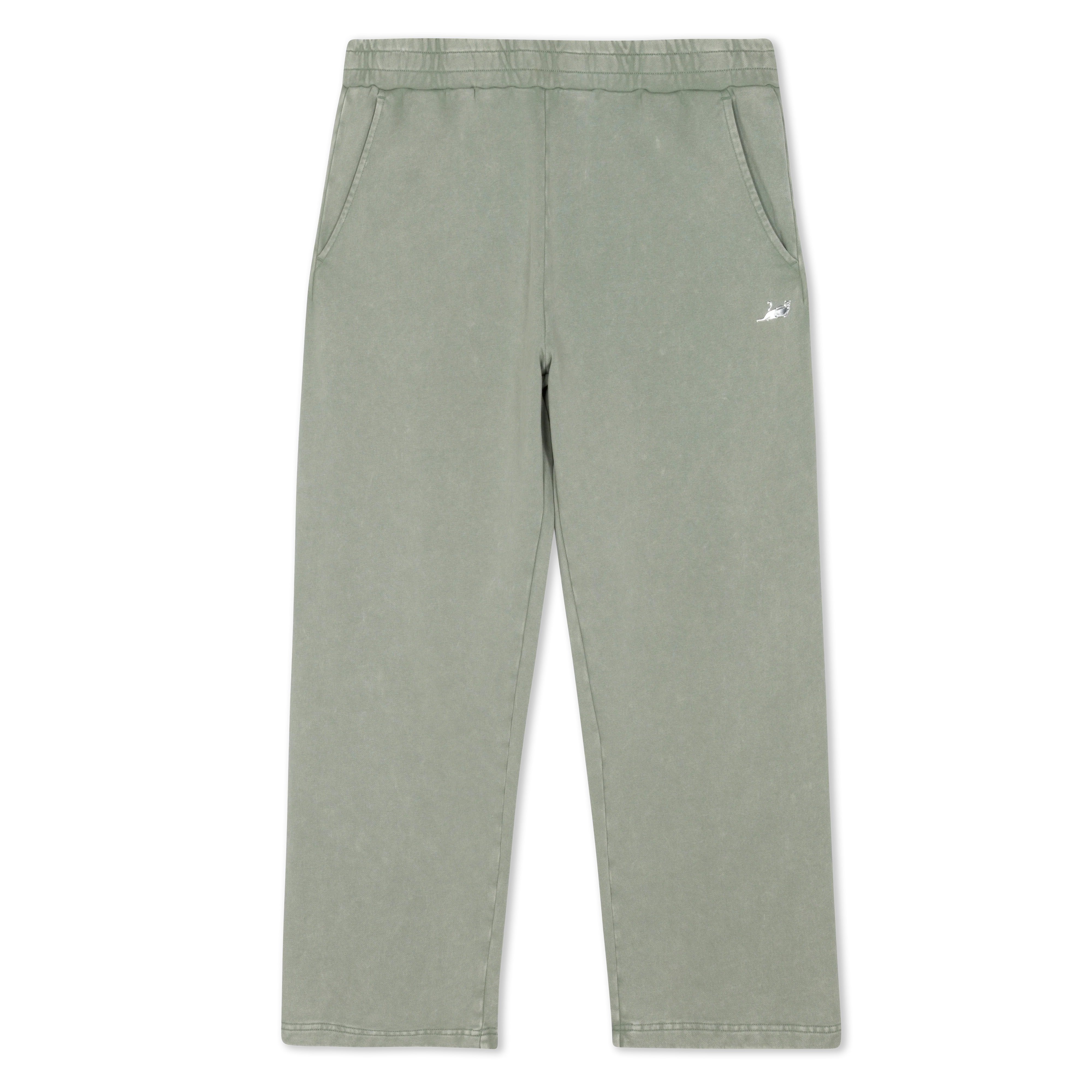 Castanza Straight Leg Sweatpants (Sage Vintage Wash)