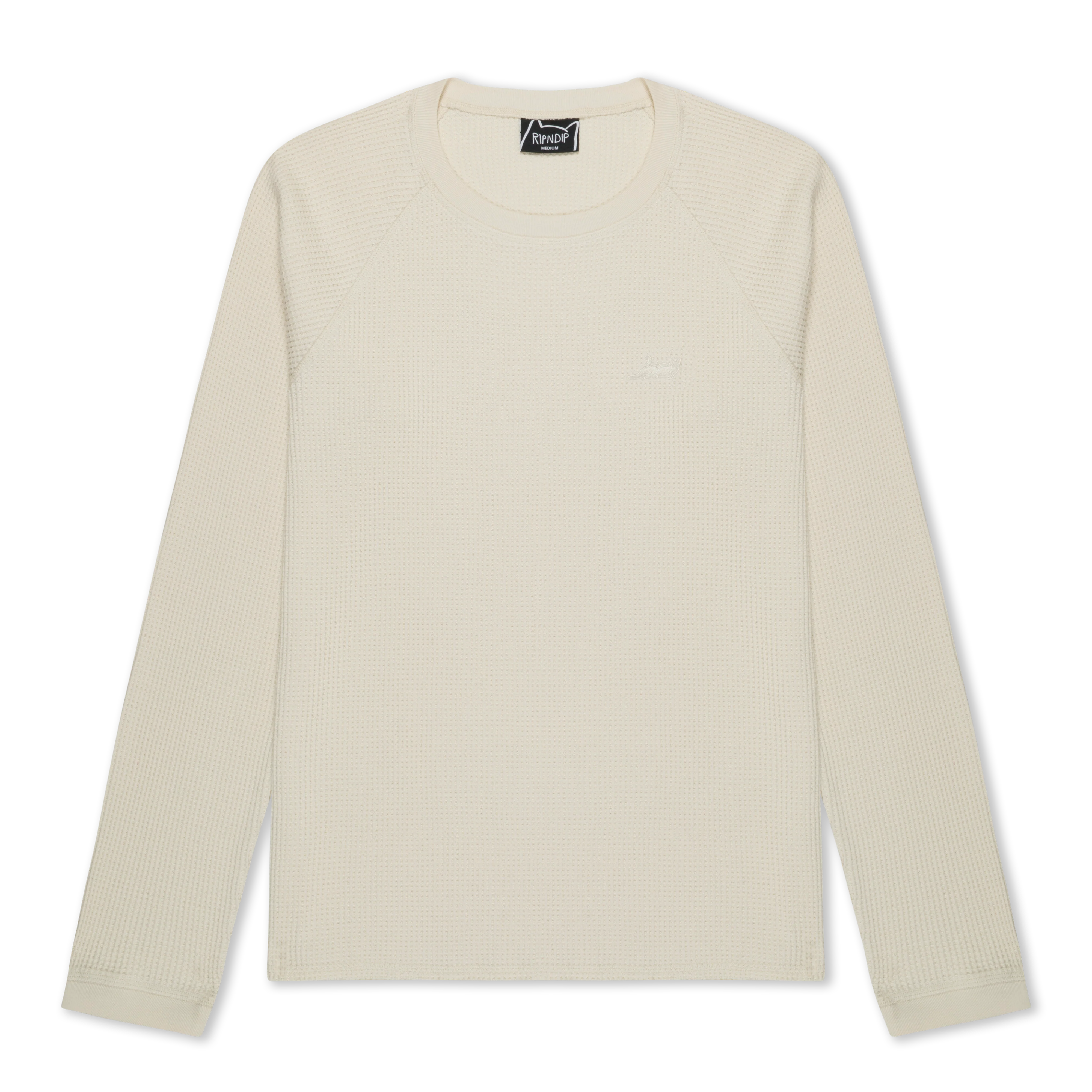 Castanza Waffle Knit Long Sleeve (Off-White)