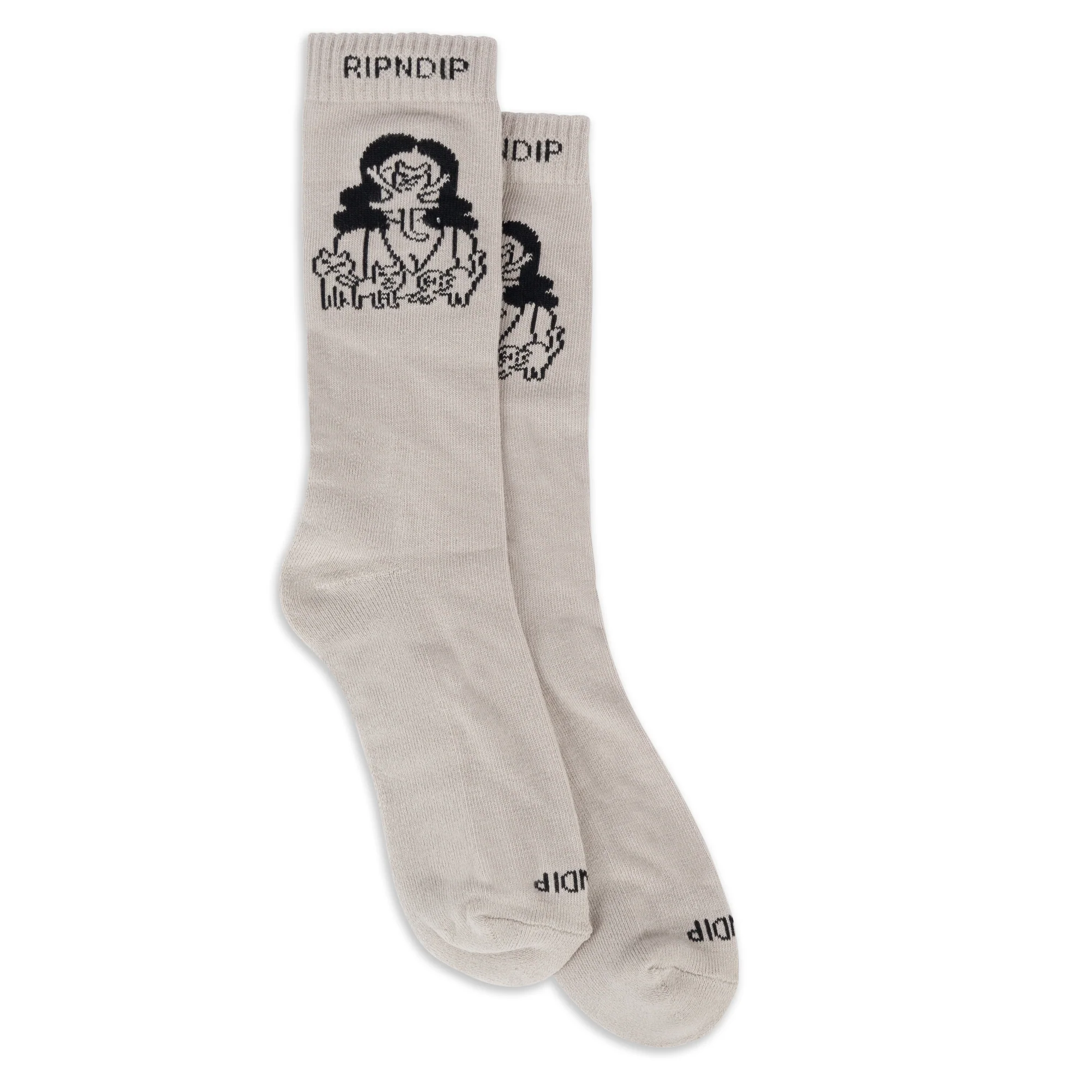 Cat Lady Socks (Oatmeal Heather)
