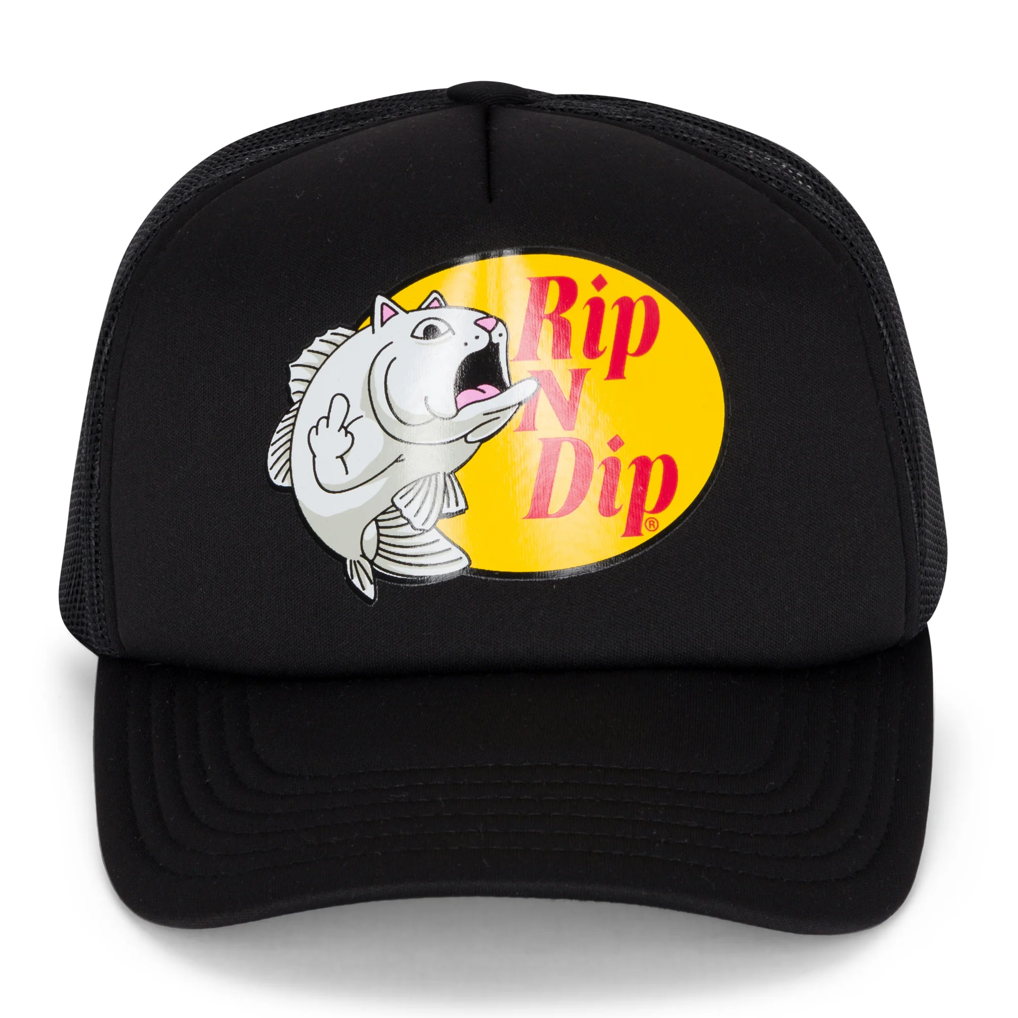 Catfish Trucker Hat (Black) - Image 3