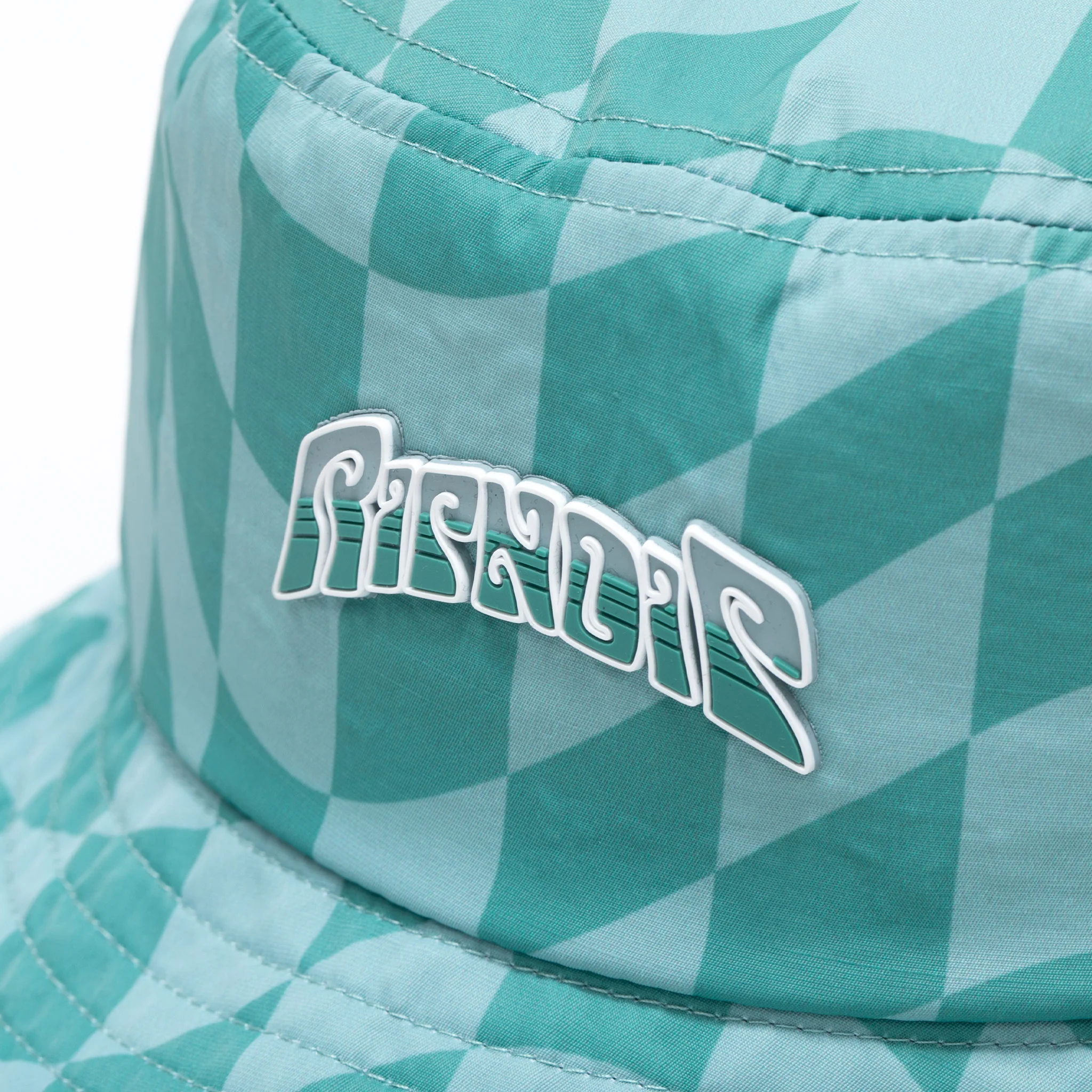 Checked Bucket Hat (Olive) - Image 3