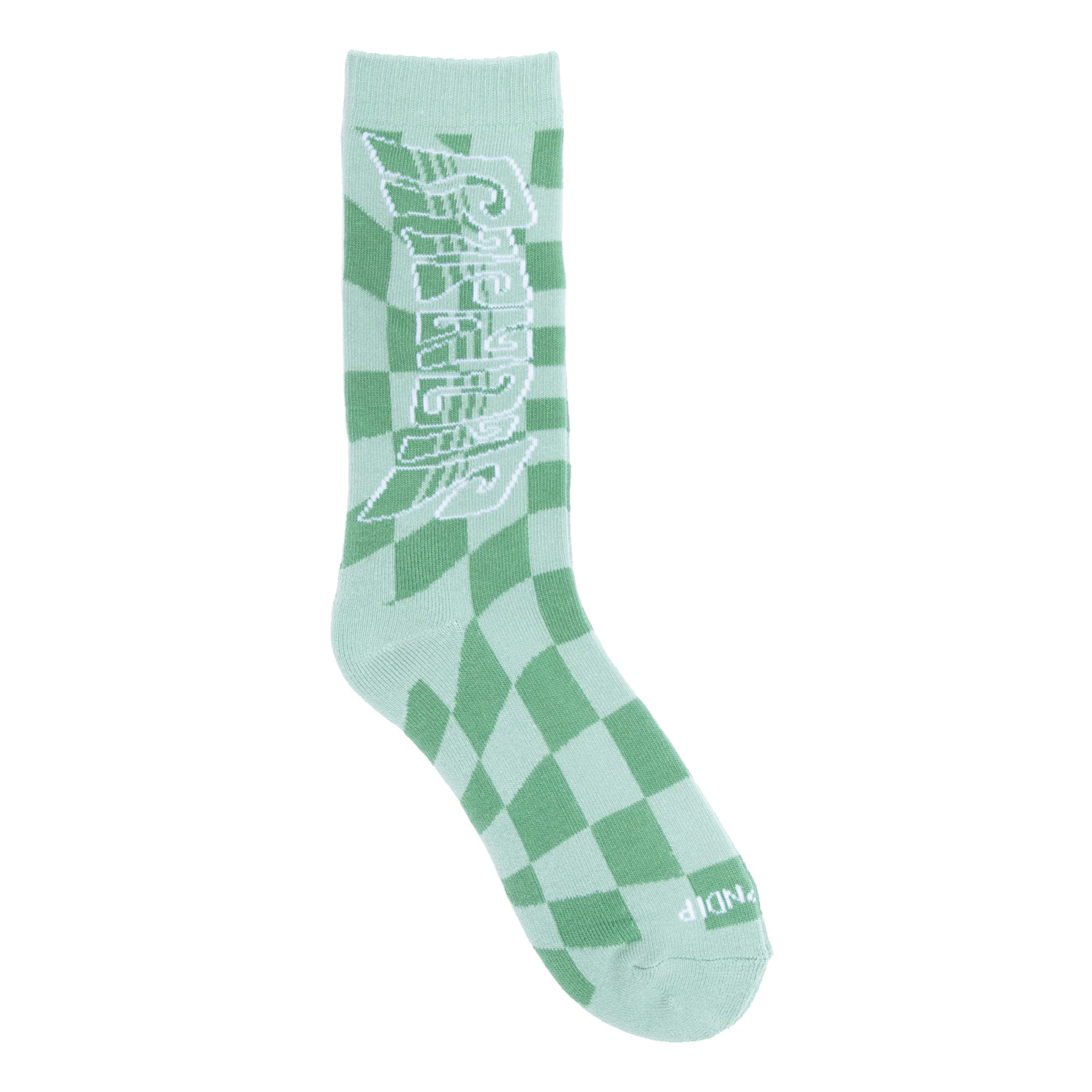 Checked Socks (Olive)