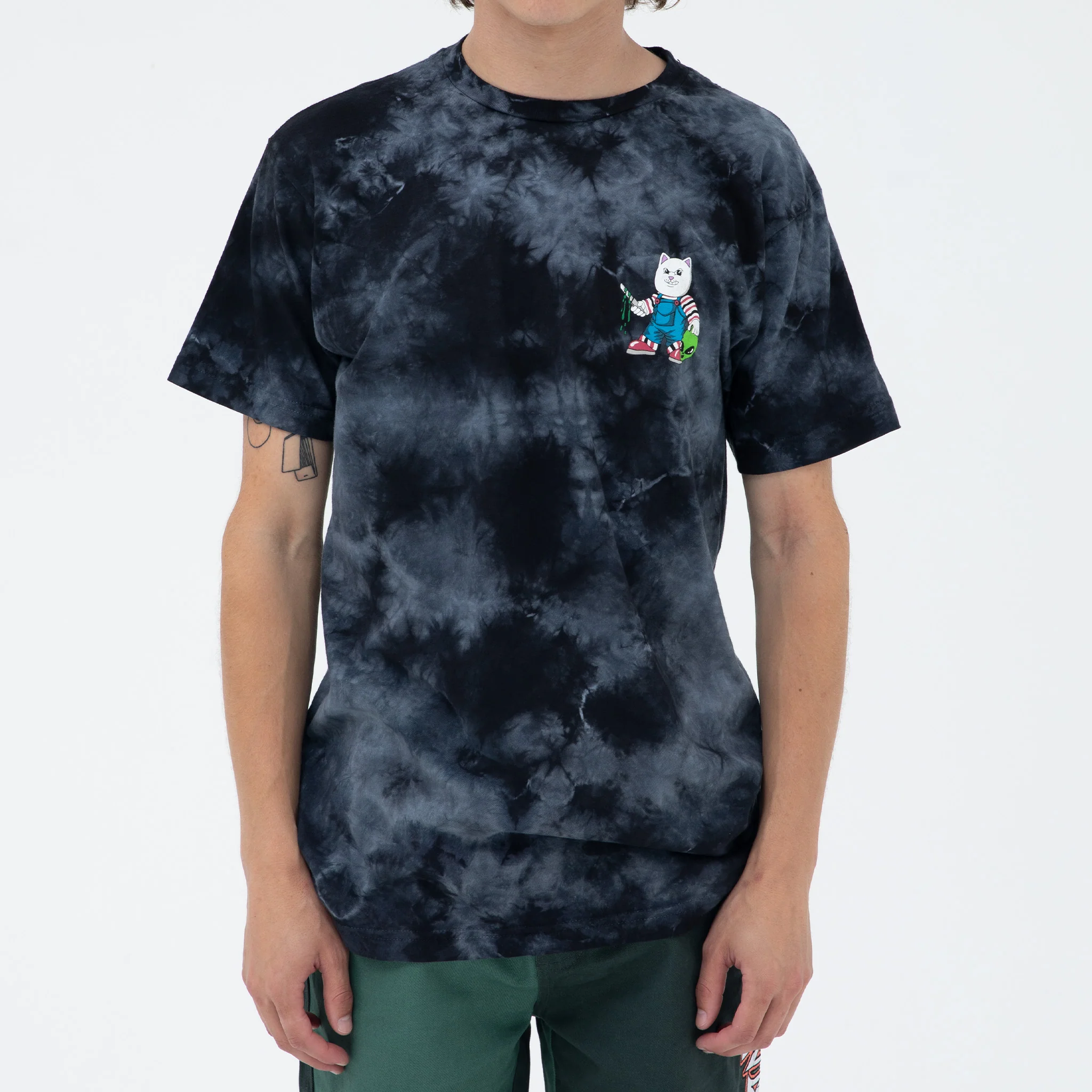 Childs Play Tee (Black Lightning Wash) - Image 2