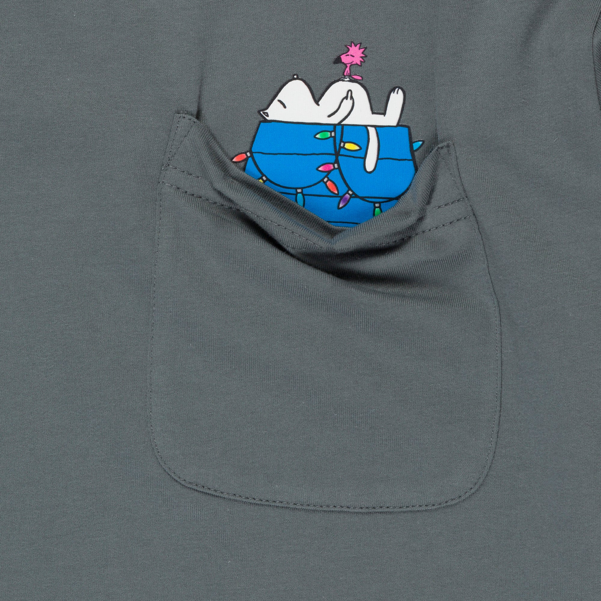 Christmas Nerm Pocket Tee (Charcoal) - Image 4
