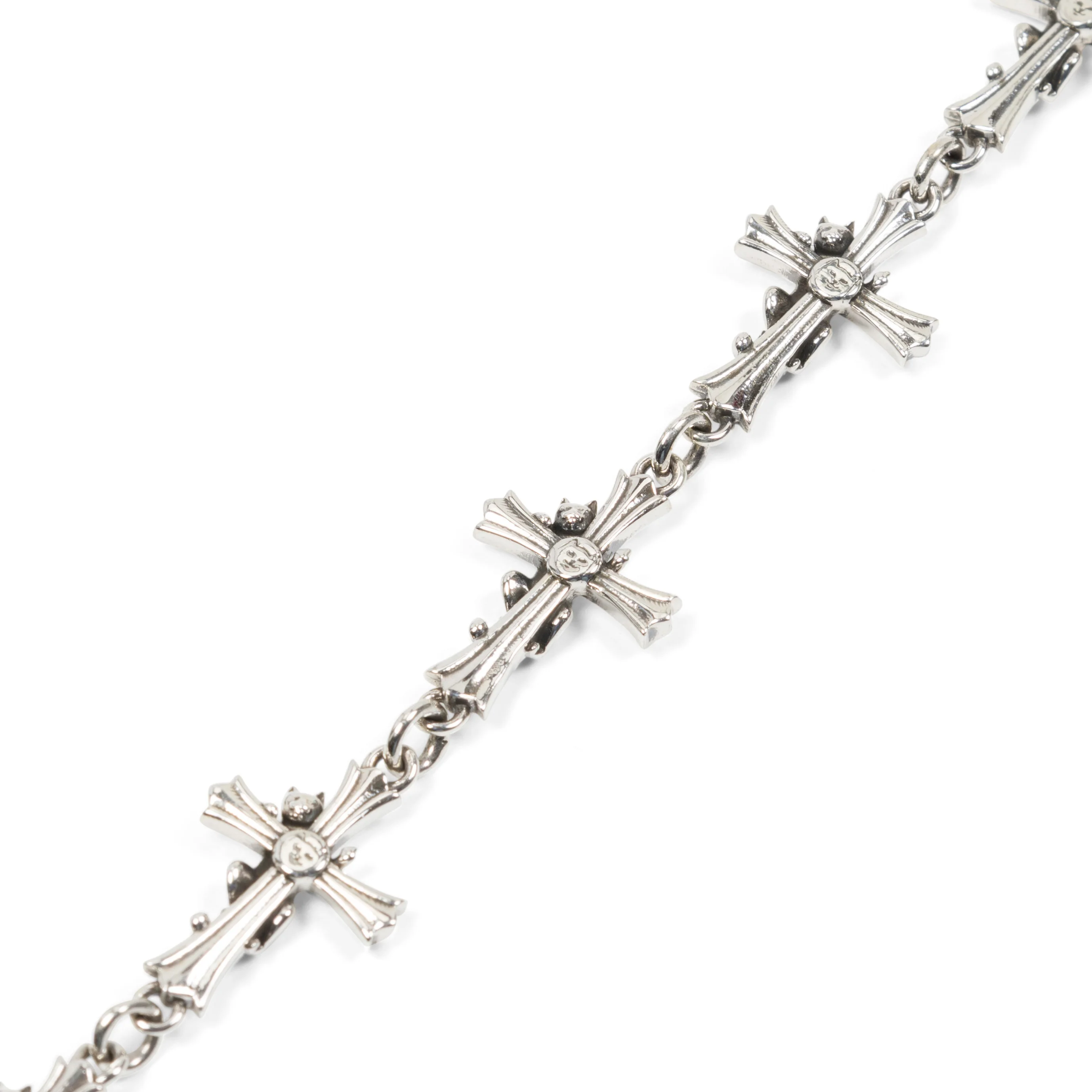 Chrome Cross Bracelet (Silver) - Image 3