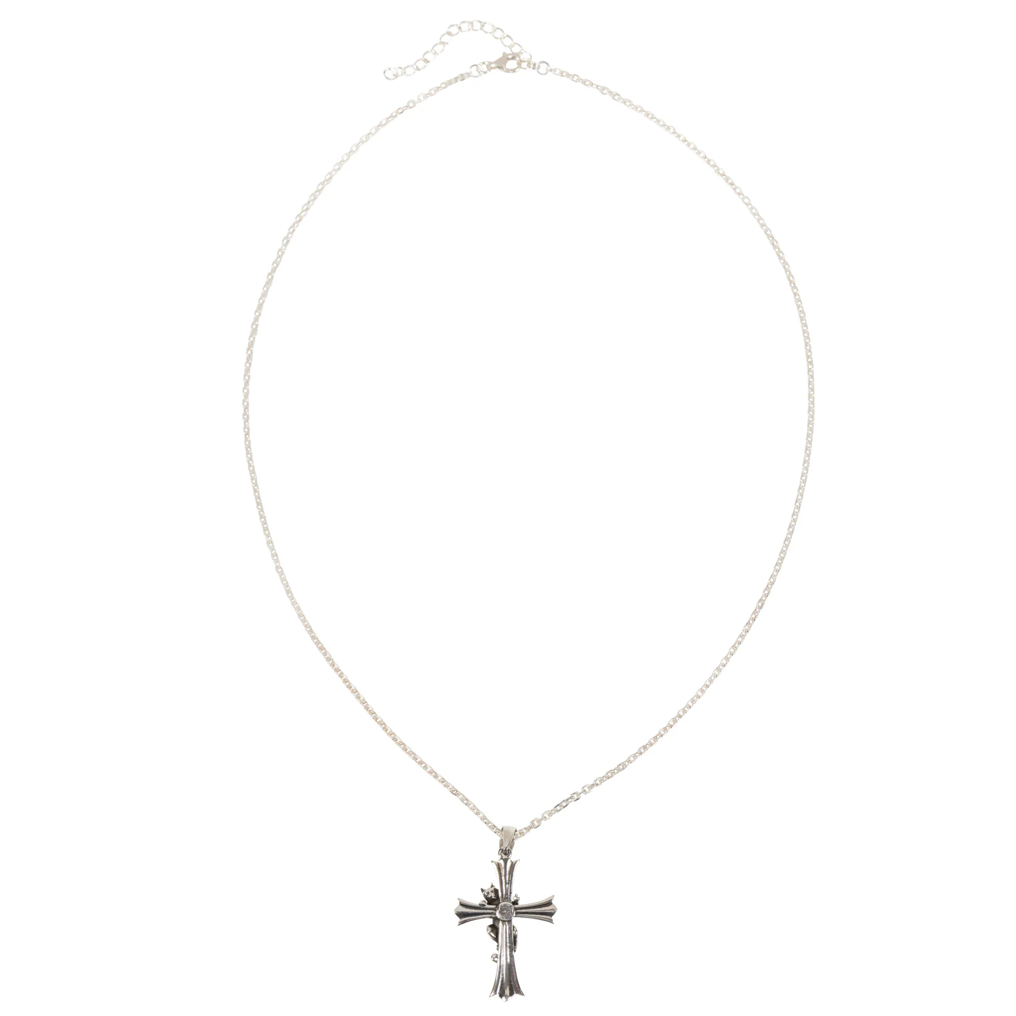 Chrome Kitty Necklace (Silver) - Image 4