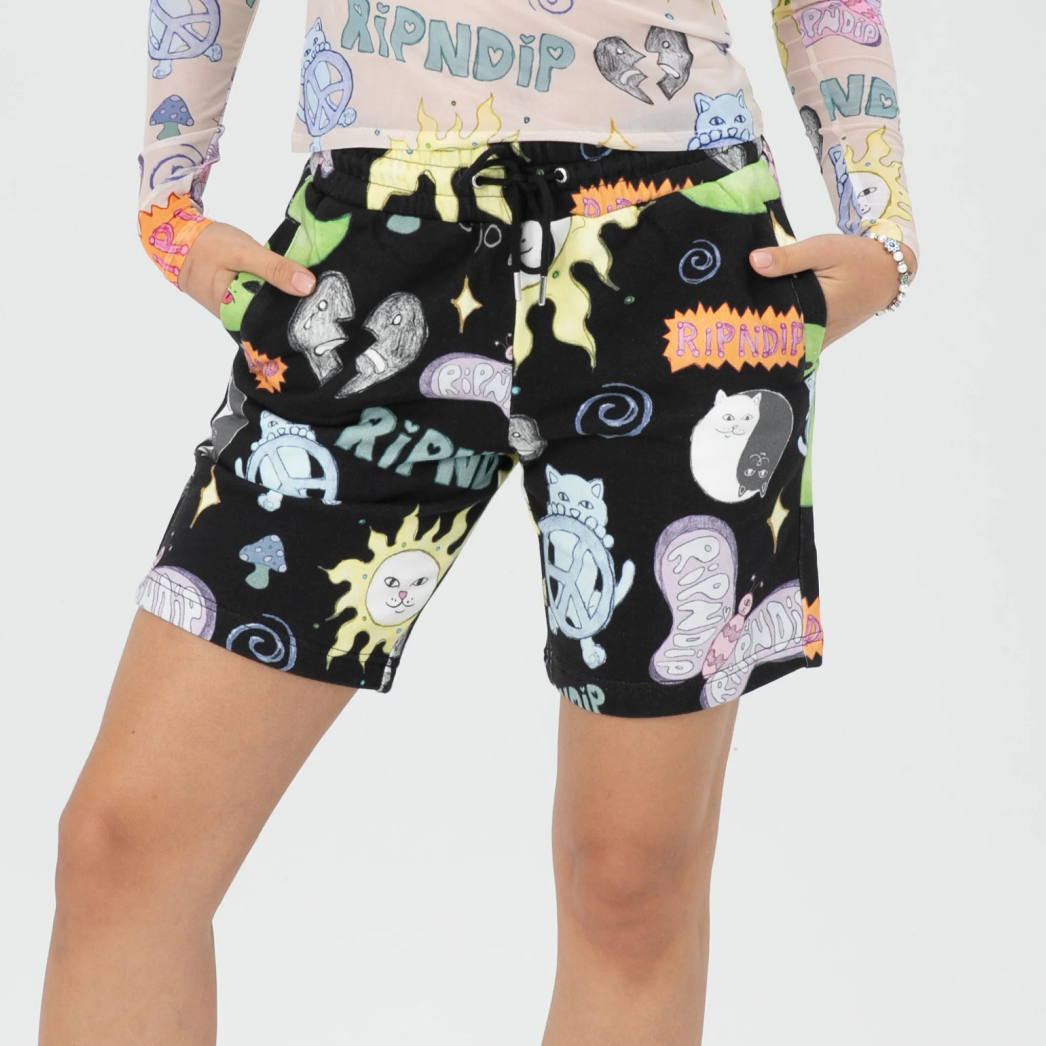 Circo Loco Sweatshorts (Black) - Image 2