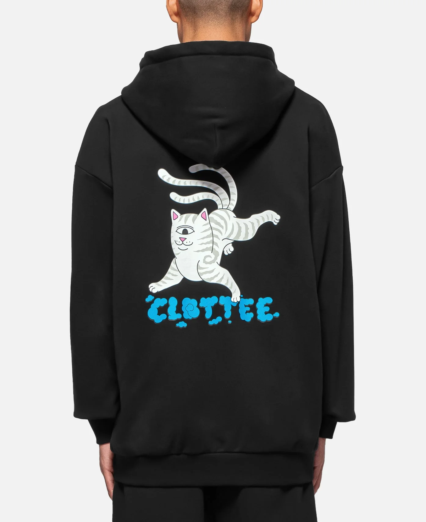 Clottee Clouds Hoodie (Black) - Image 2