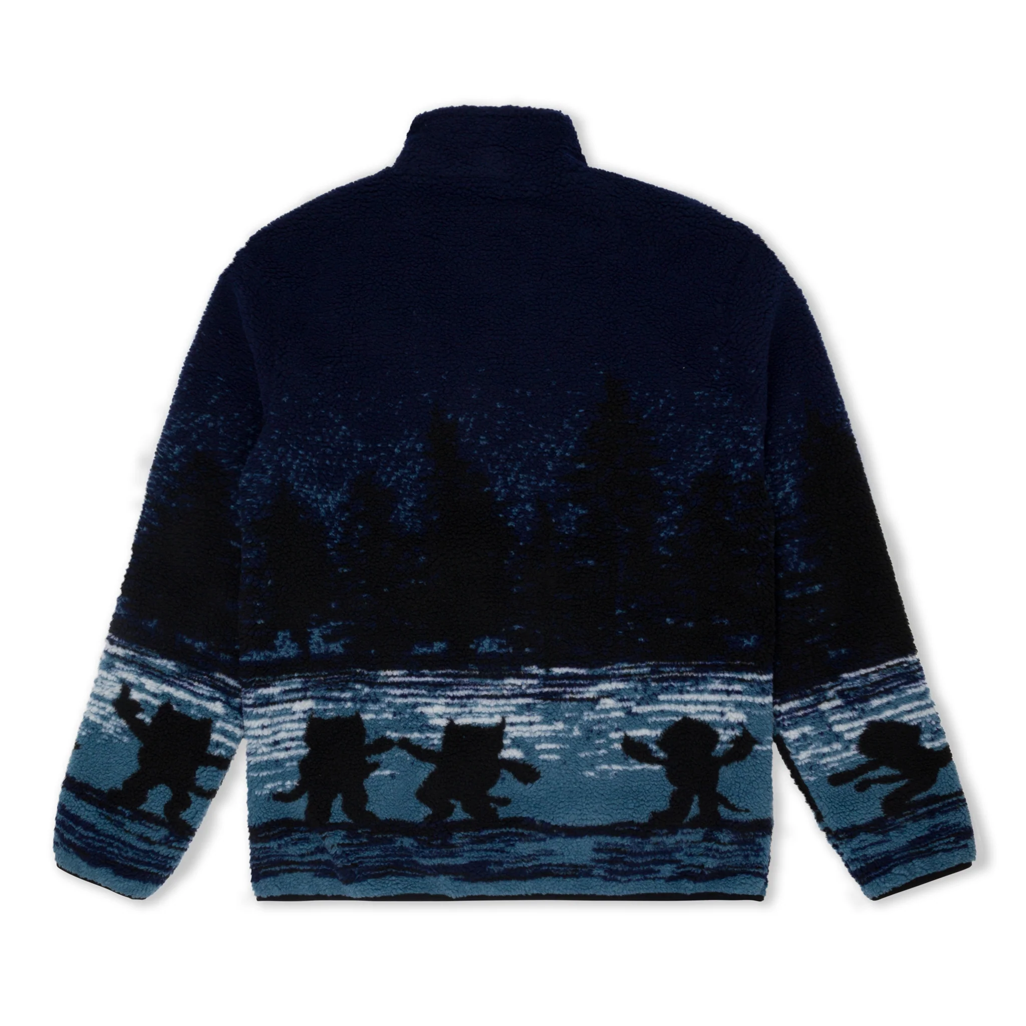 Cosmic Meadow Sherpa Jacket (Purple/Slate) - Image 4