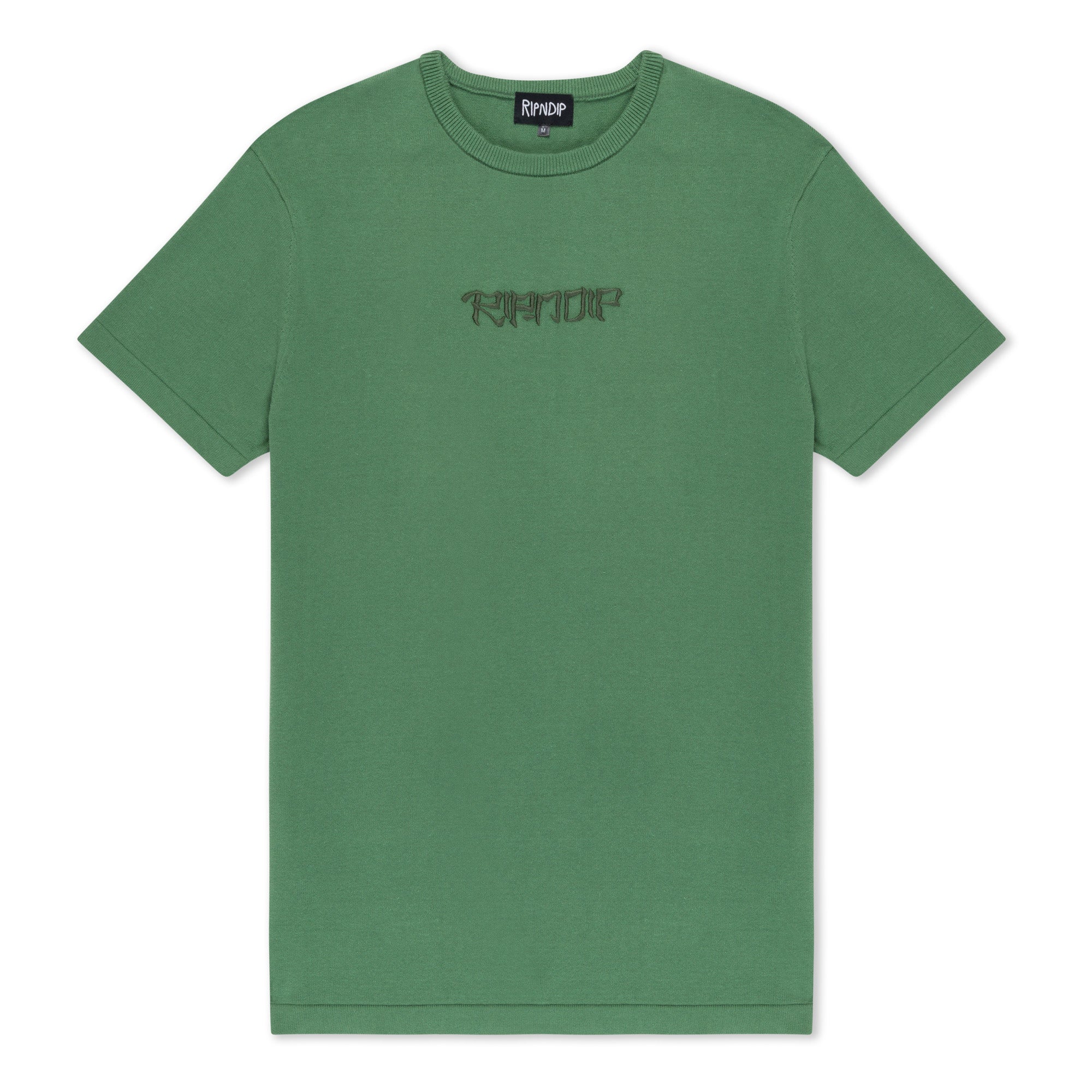 Crouching Nerm Knit Tee (Forest) - Image 4