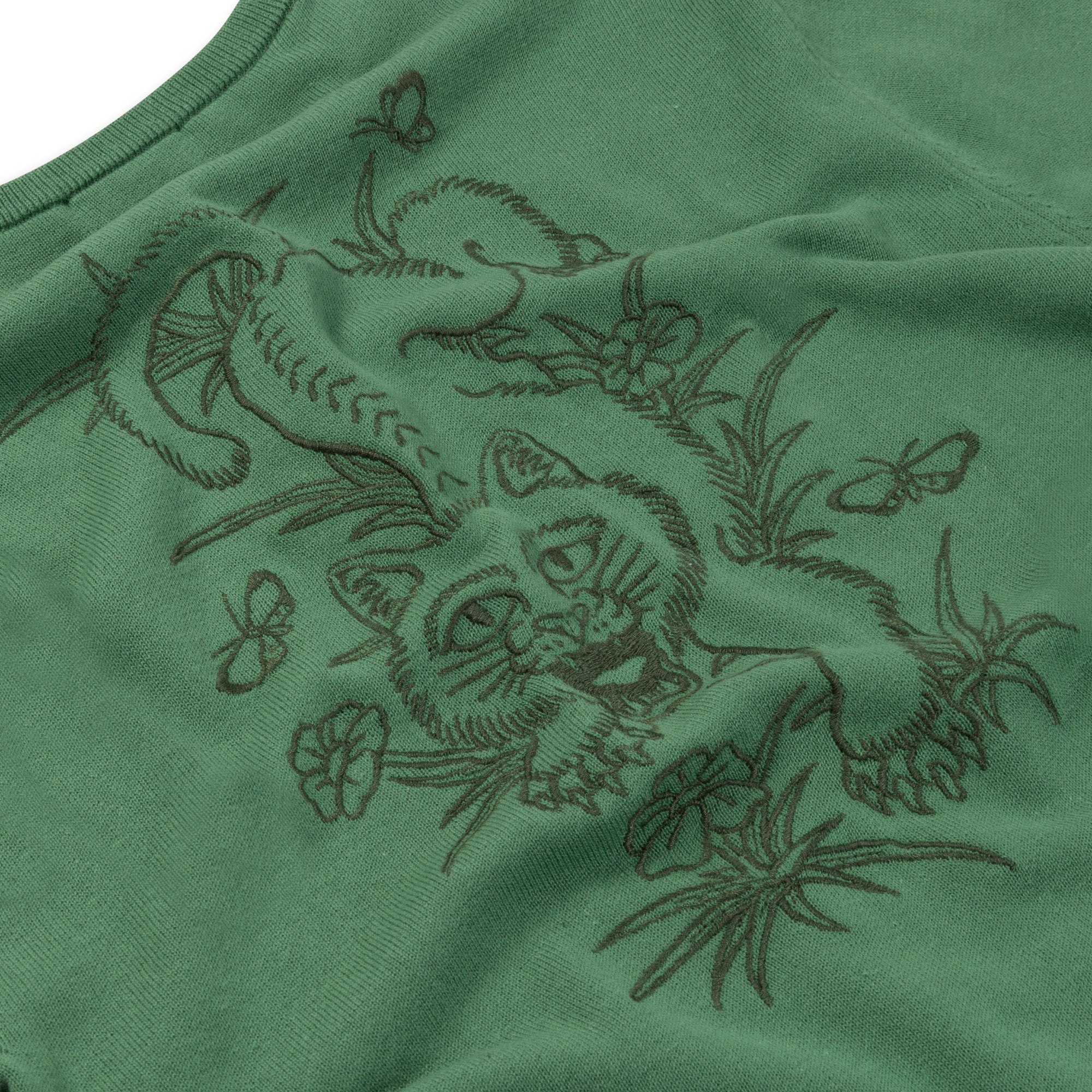 Crouching Nerm Knit Tee (Forest) - Image 6