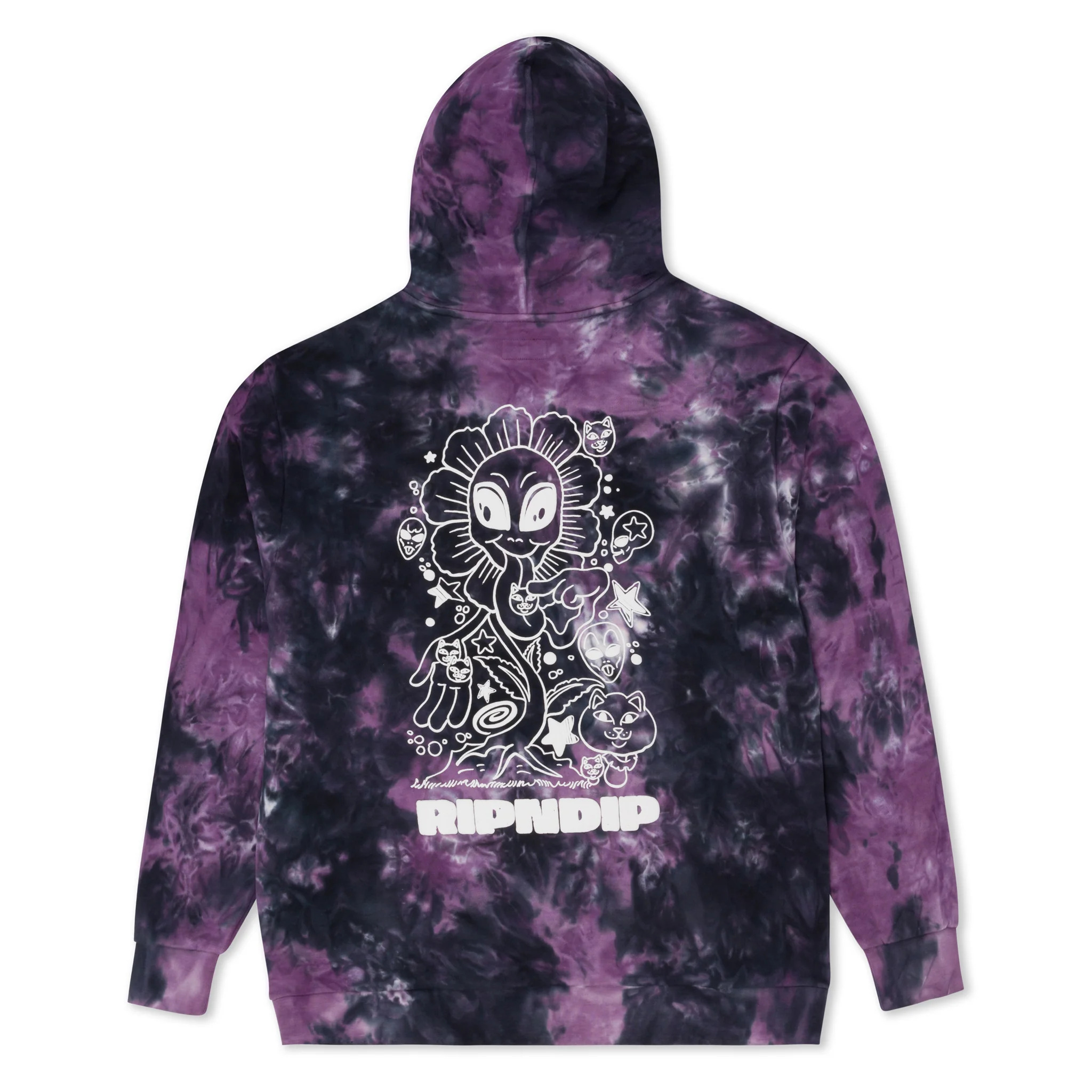 Dance Forever Hoodie (Black/Orchid Tie Dye) - Image 2