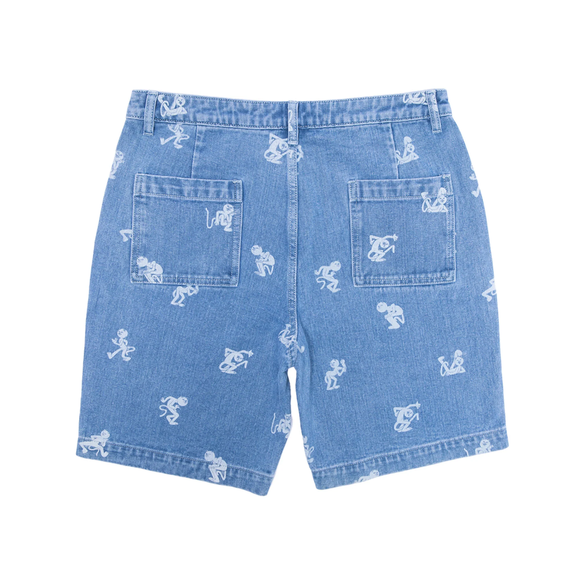 Dance Party Denim Shorts (Medium Wash) - Image 2
