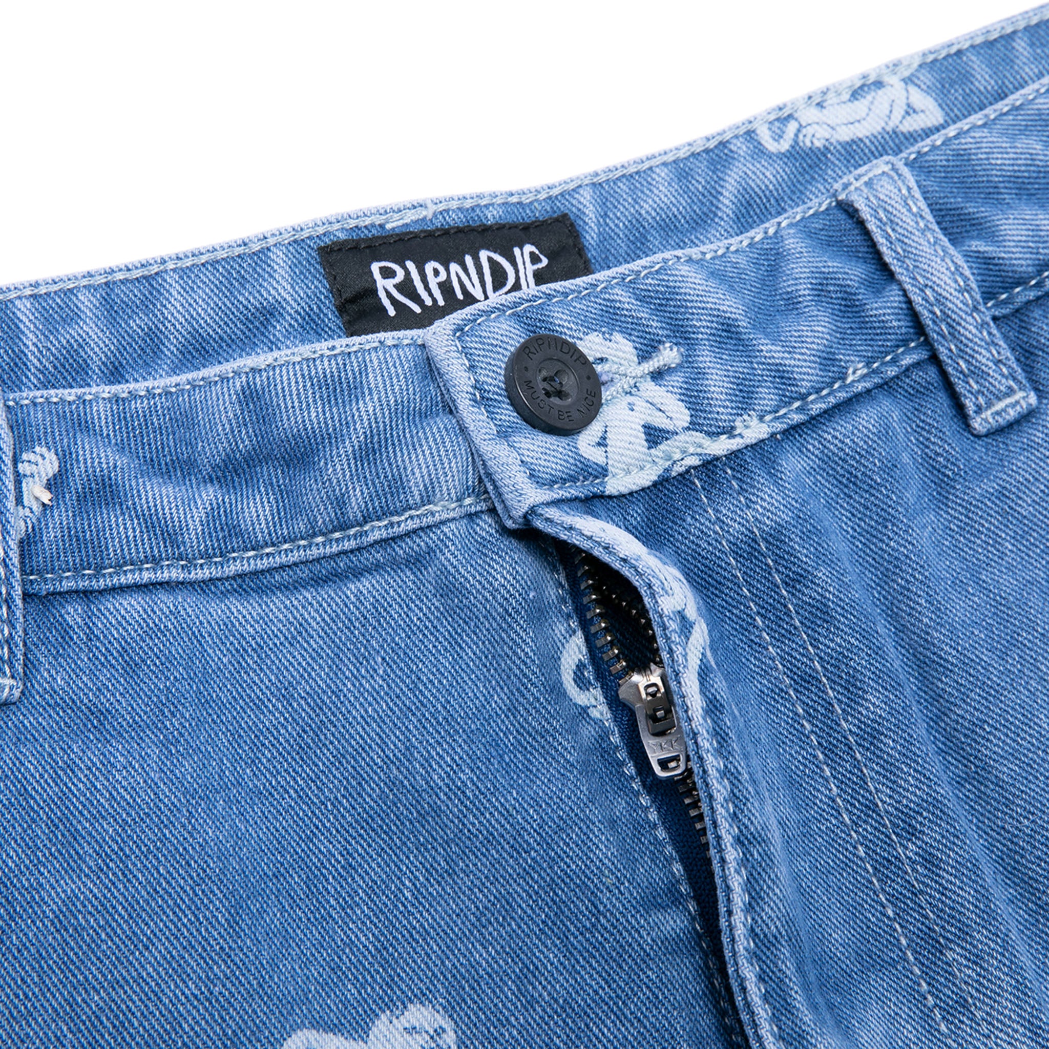 Dance Party Denim Shorts (Medium Wash) - Image 4