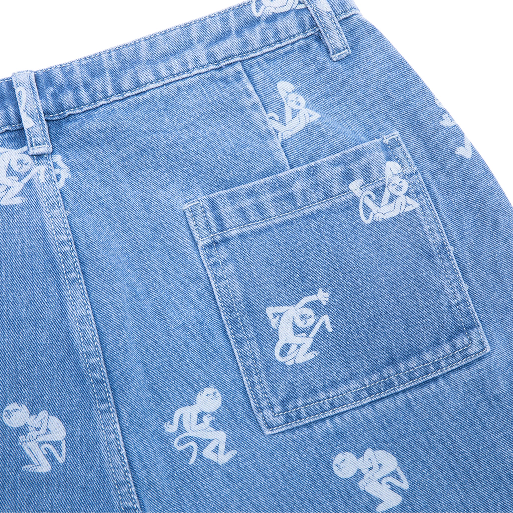 Dance Party Denim Shorts (Medium Wash) - Image 6