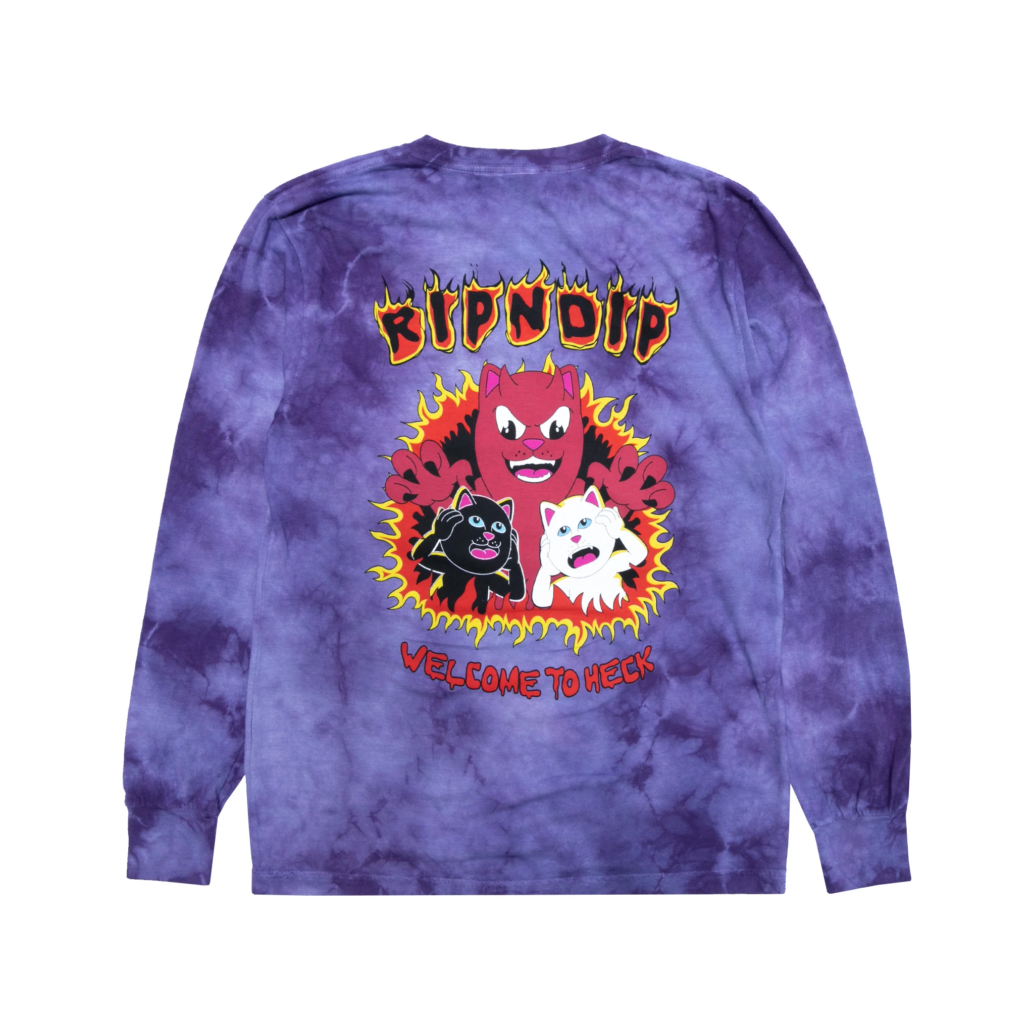 Dark Side Long Sleeve (Plum Lightning Wash) - Image 2