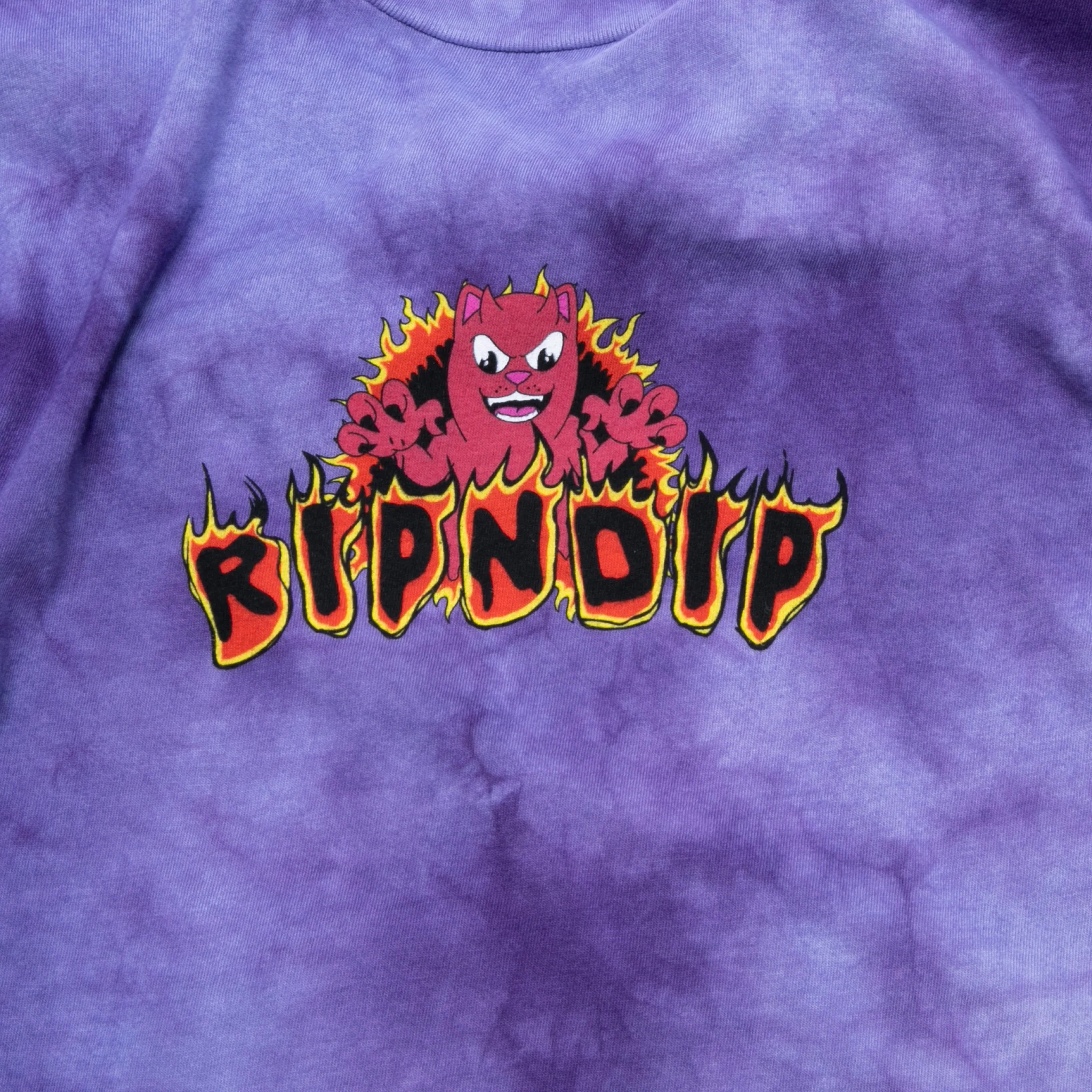 Dark Side Long Sleeve (Plum Lightning Wash) - Image 3