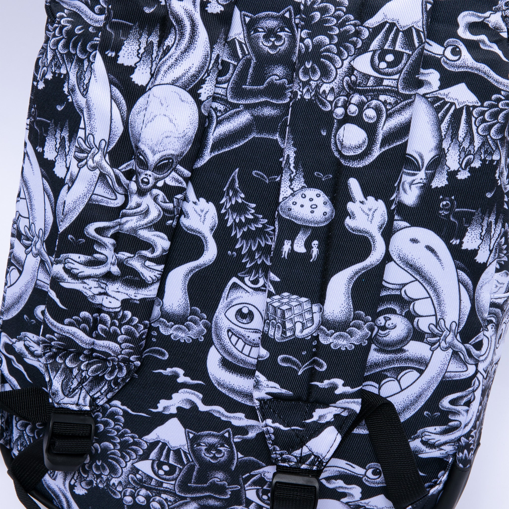 Dark Twisted Fantasy Backpack (Black/White) - Image 3