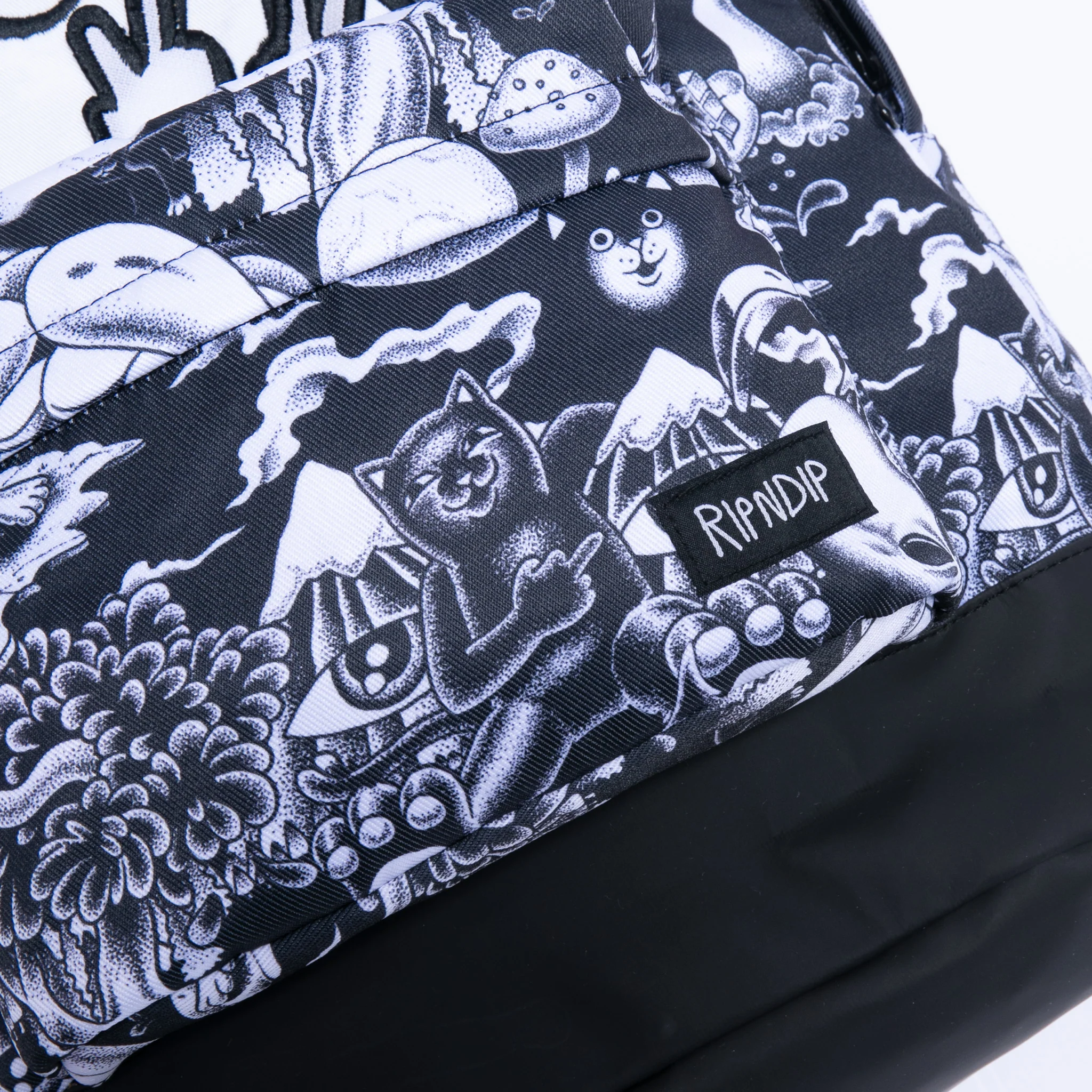 Dark Twisted Fantasy Backpack (Black/White) - Image 5