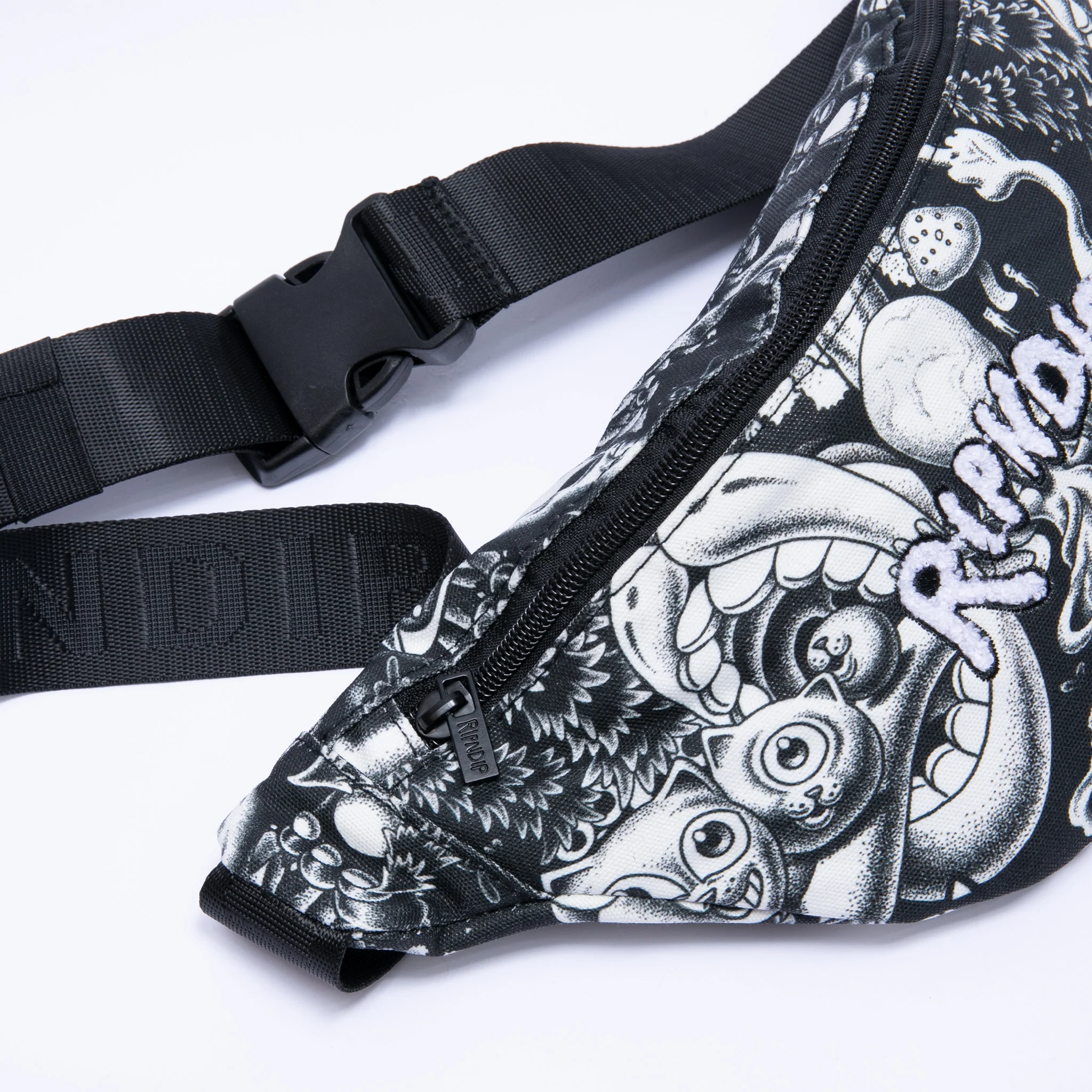 Dark Twisted Fantasy Fanny Pack (Black/White) - Image 5