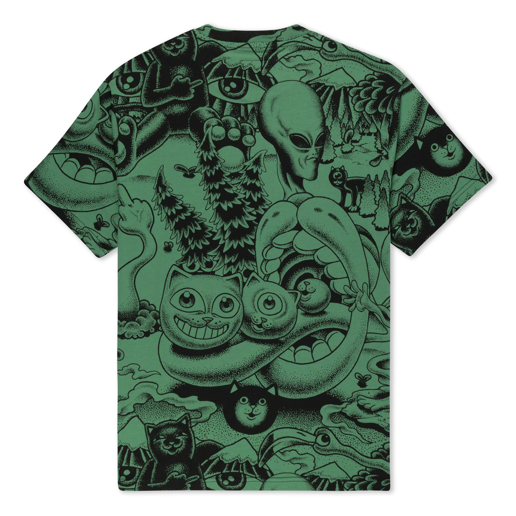 Dark Twisted Fantasy Tee (Olive/Black) - Image 3