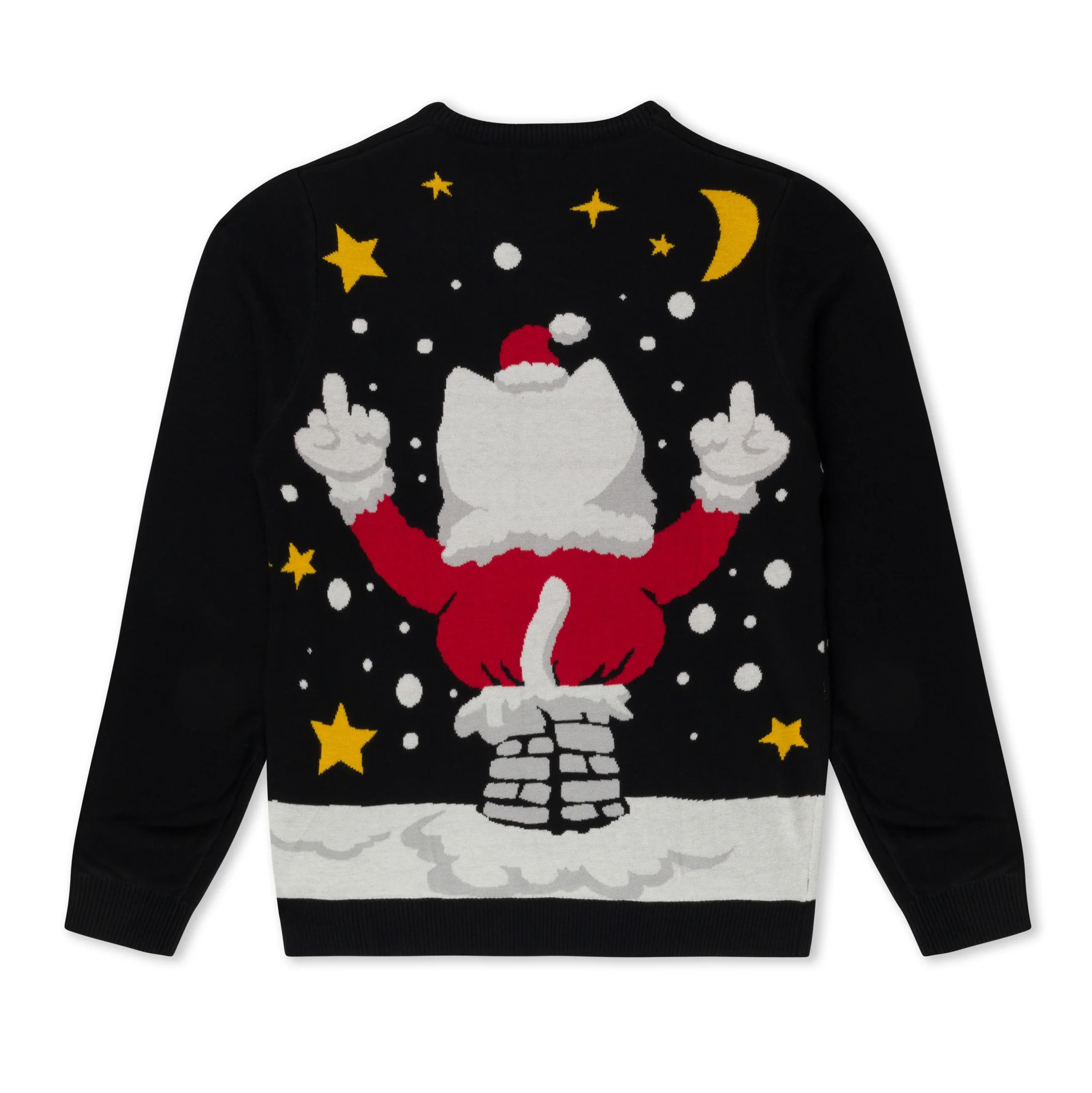 Deck The Halls Knit Sweater (Black) - Image 3