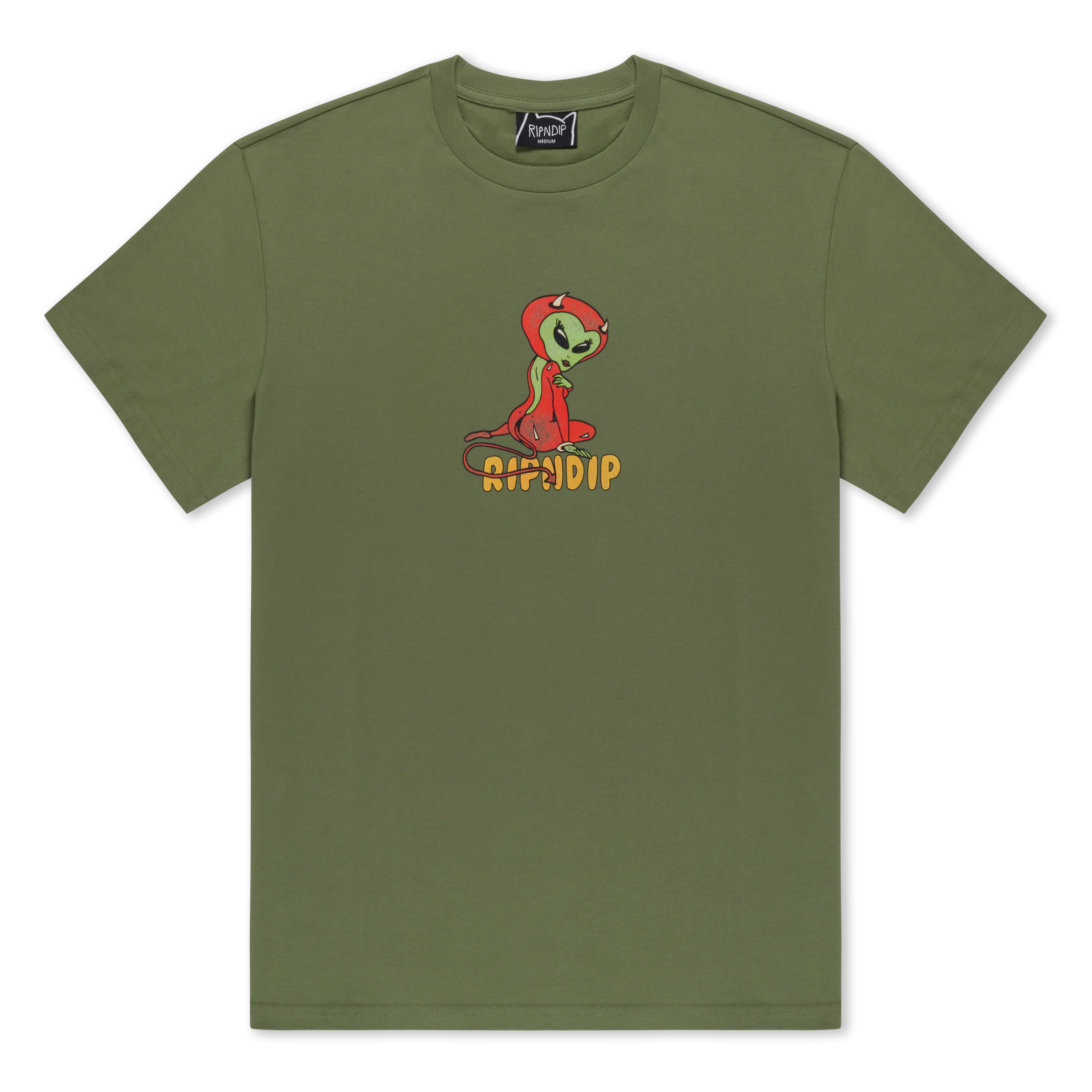Devil Alien Tee (Dusty Forest)