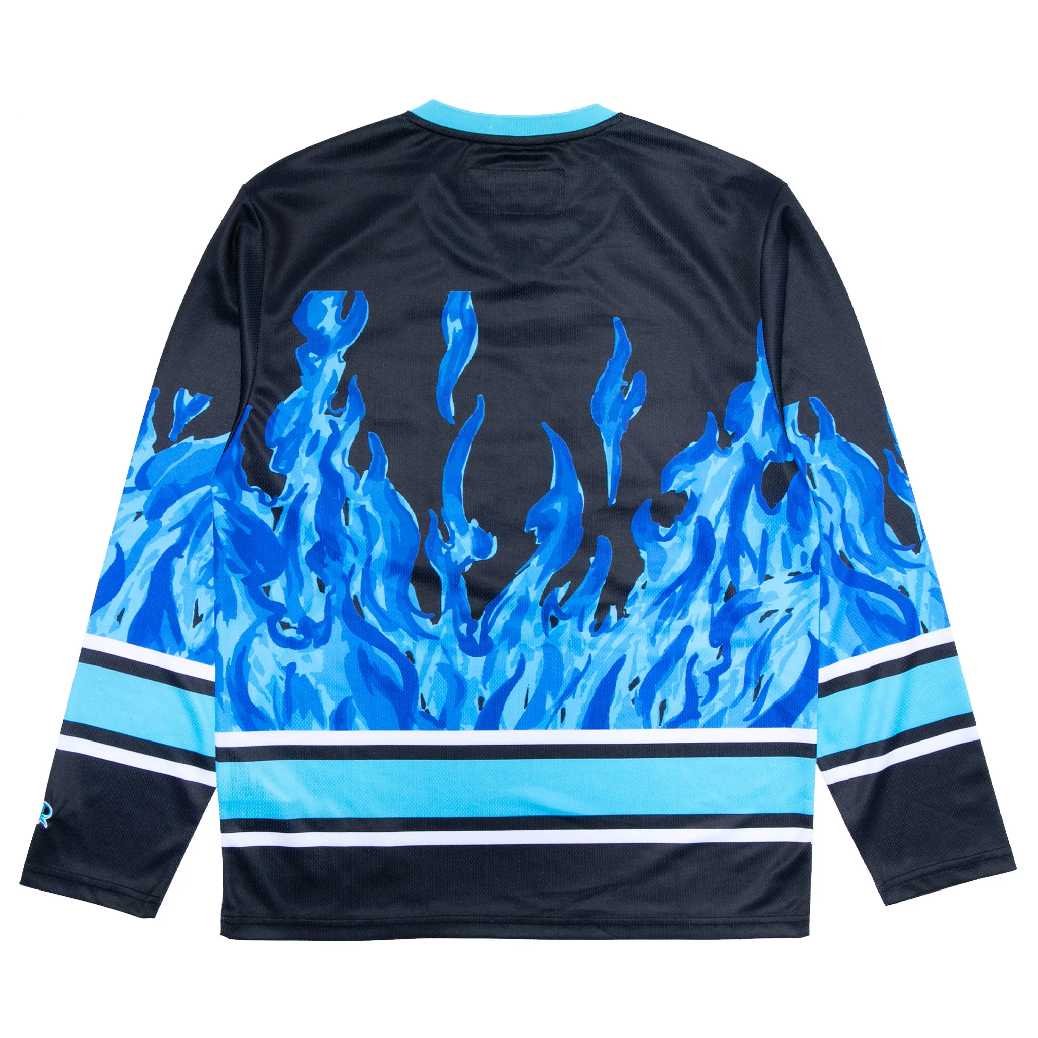Devil Babies Hockey Jersey (Black / Blue) - Image 4