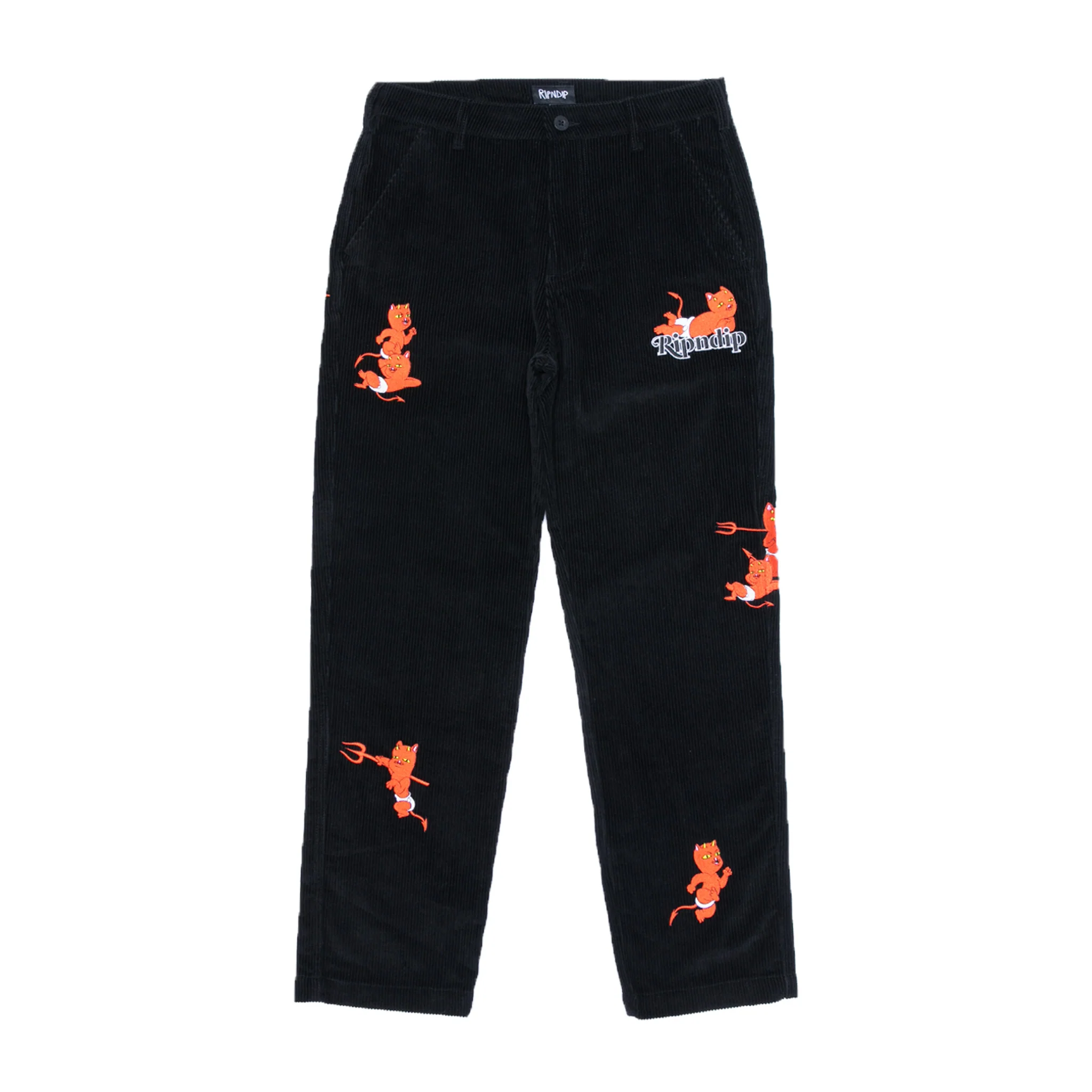 Devil Baby Corduroy Pants (Black) - Image 2