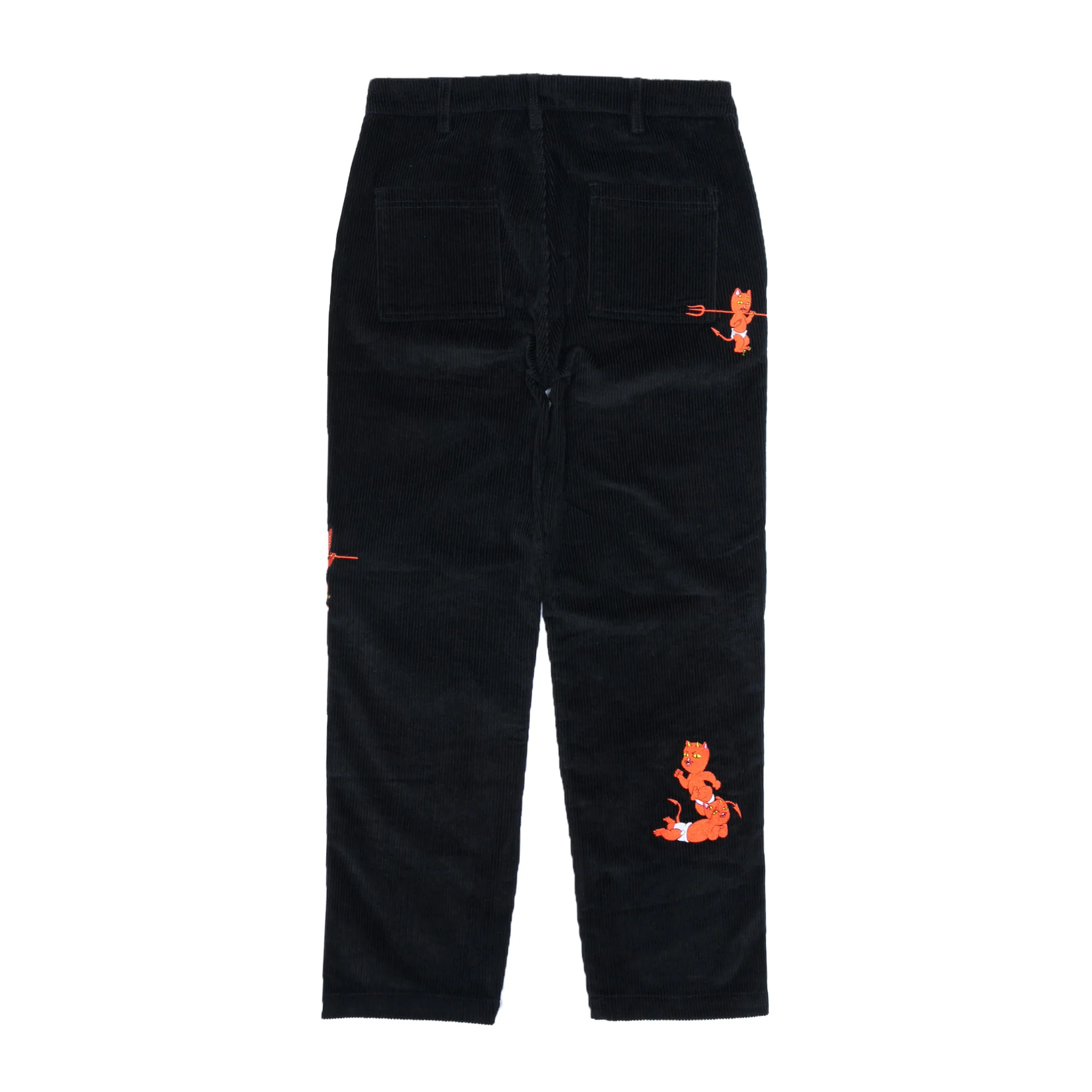 Devil Baby Corduroy Pants (Black) - Image 3