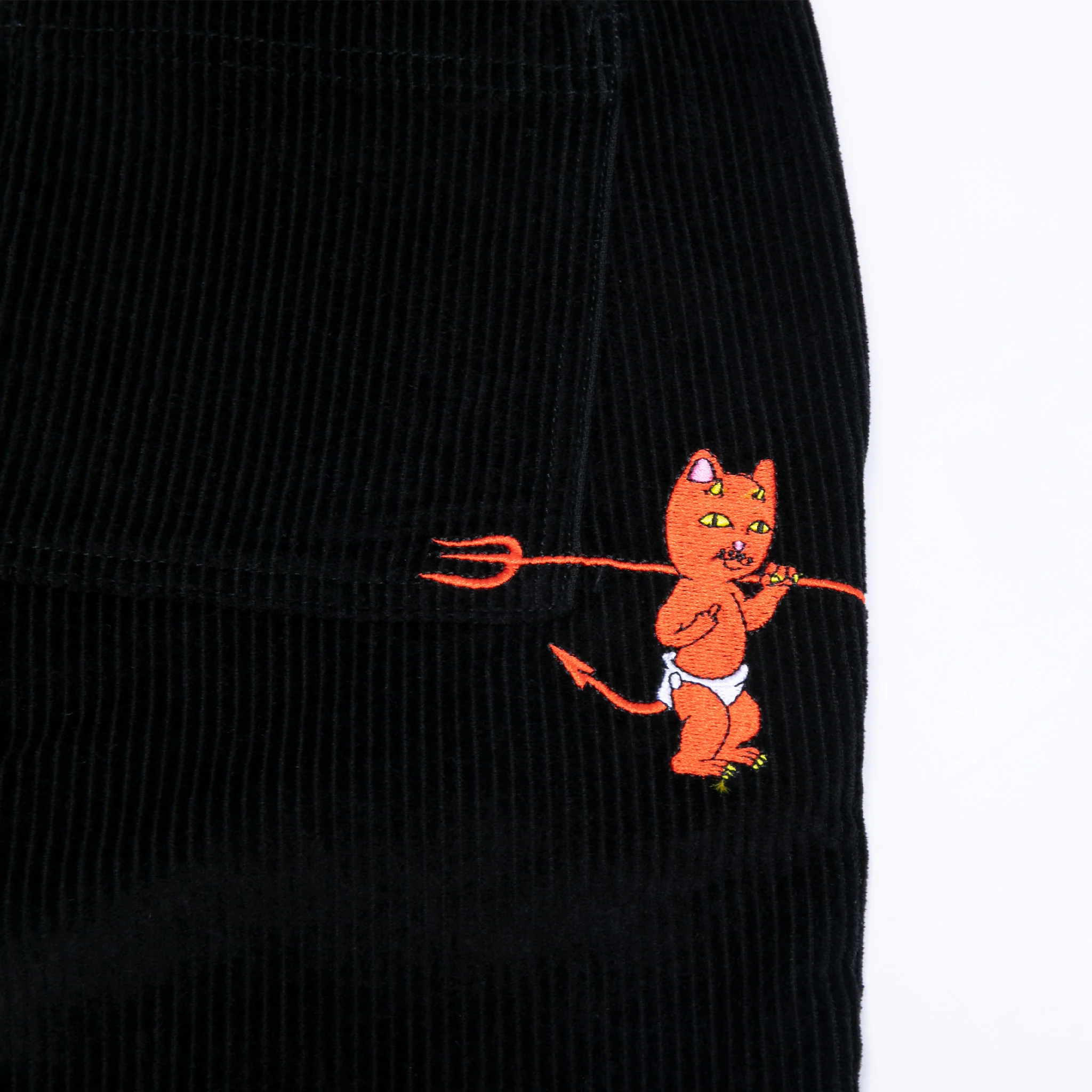 Devil Baby Corduroy Pants (Black) - Image 5