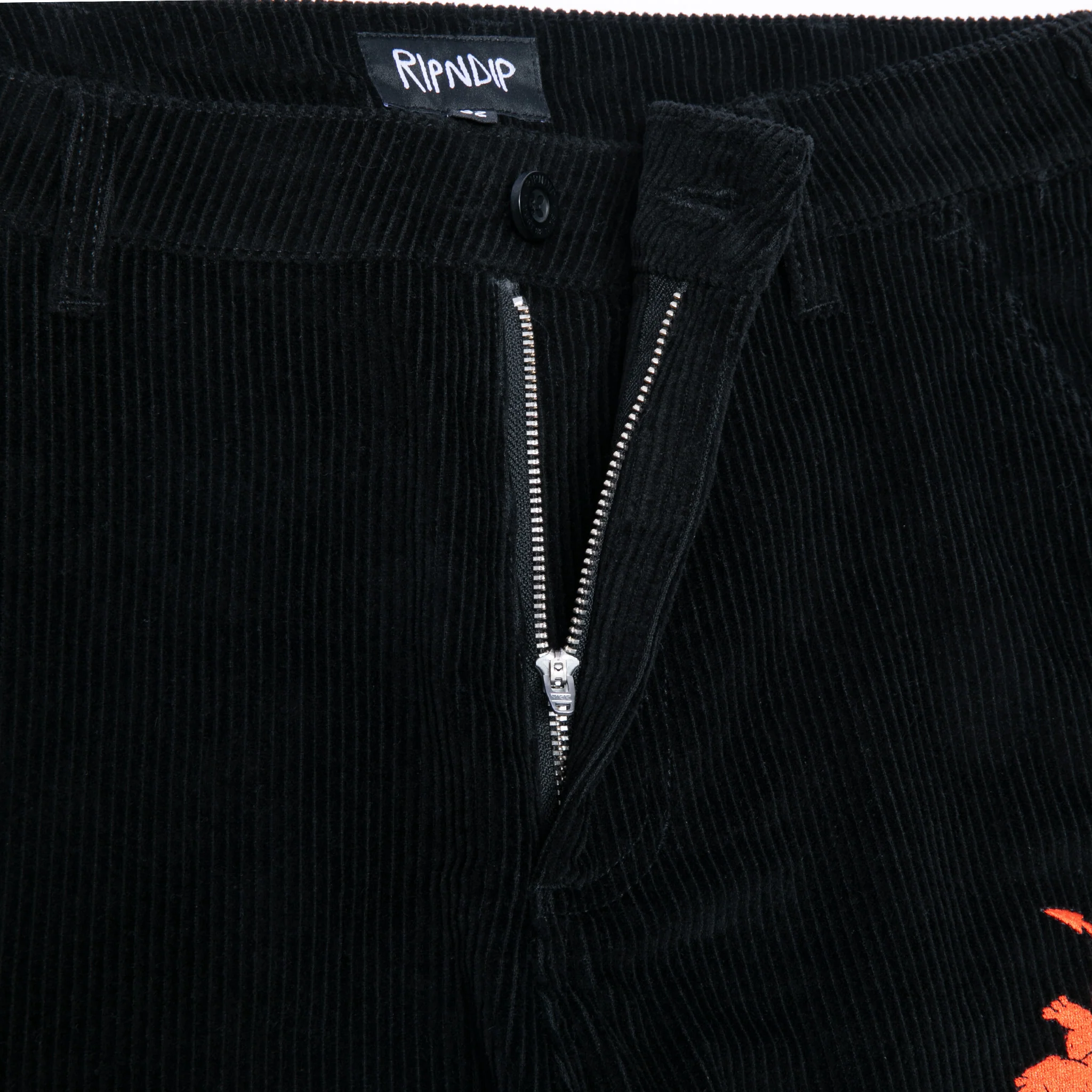 Devil Baby Corduroy Pants (Black) - Image 8