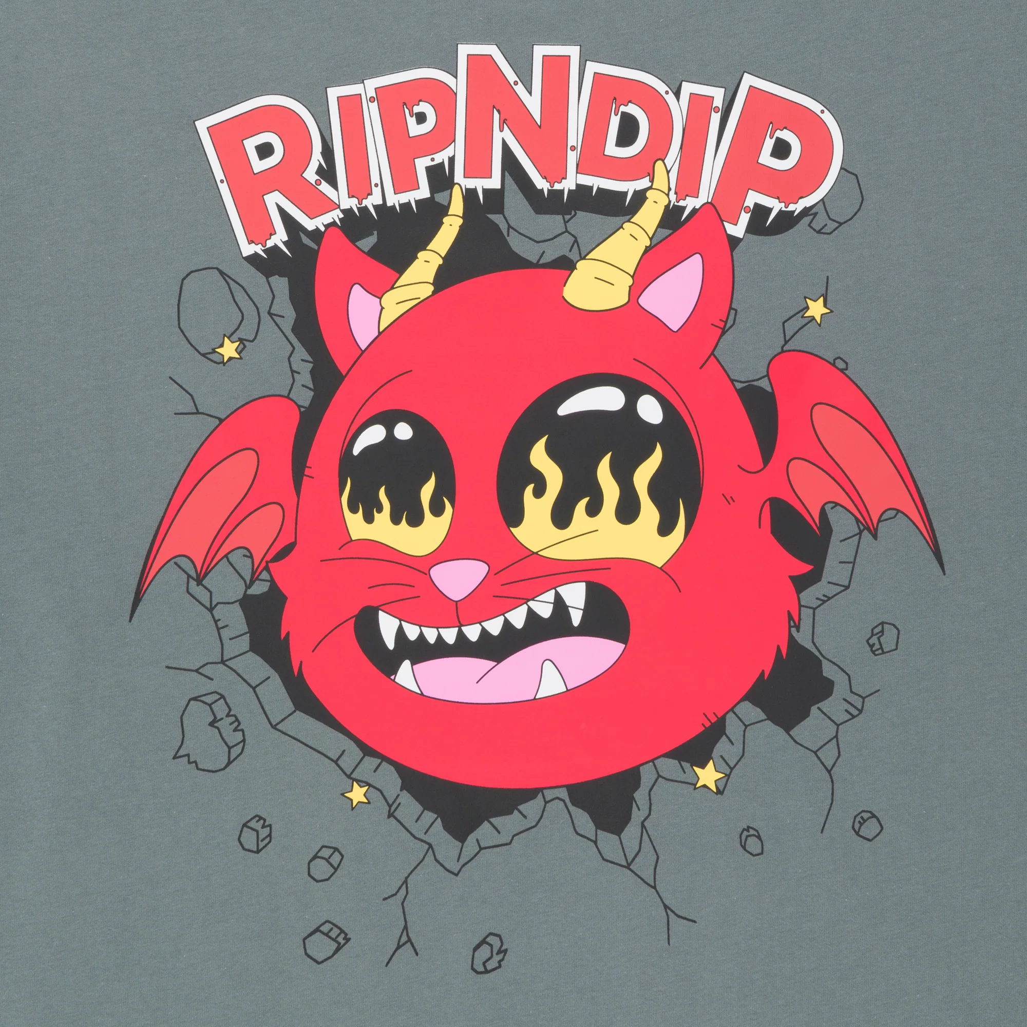 Devil Monster Tee (Charcoal) - Image 4