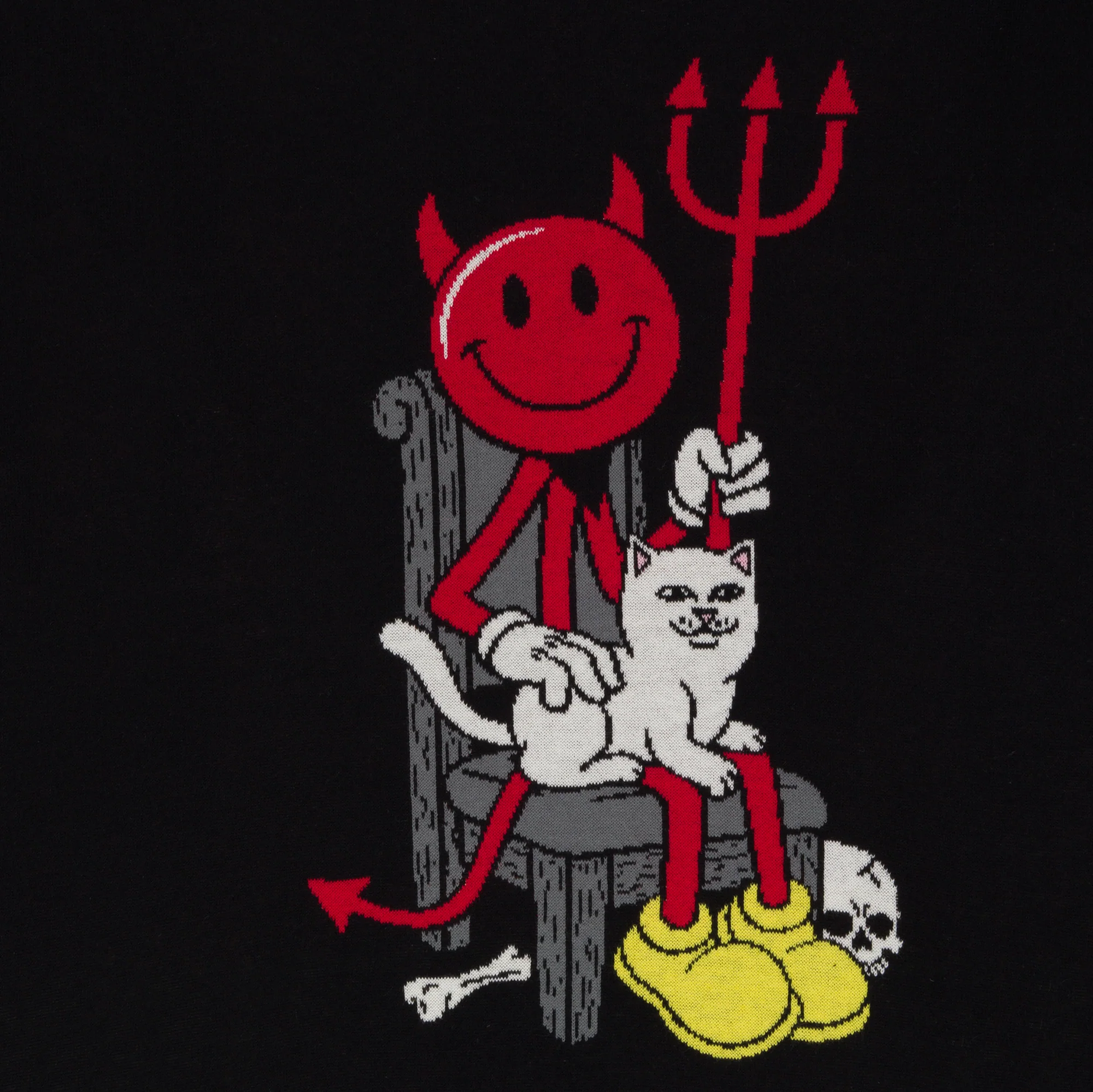 Devilman Nerm Knit Sweater (Black) - Image 3