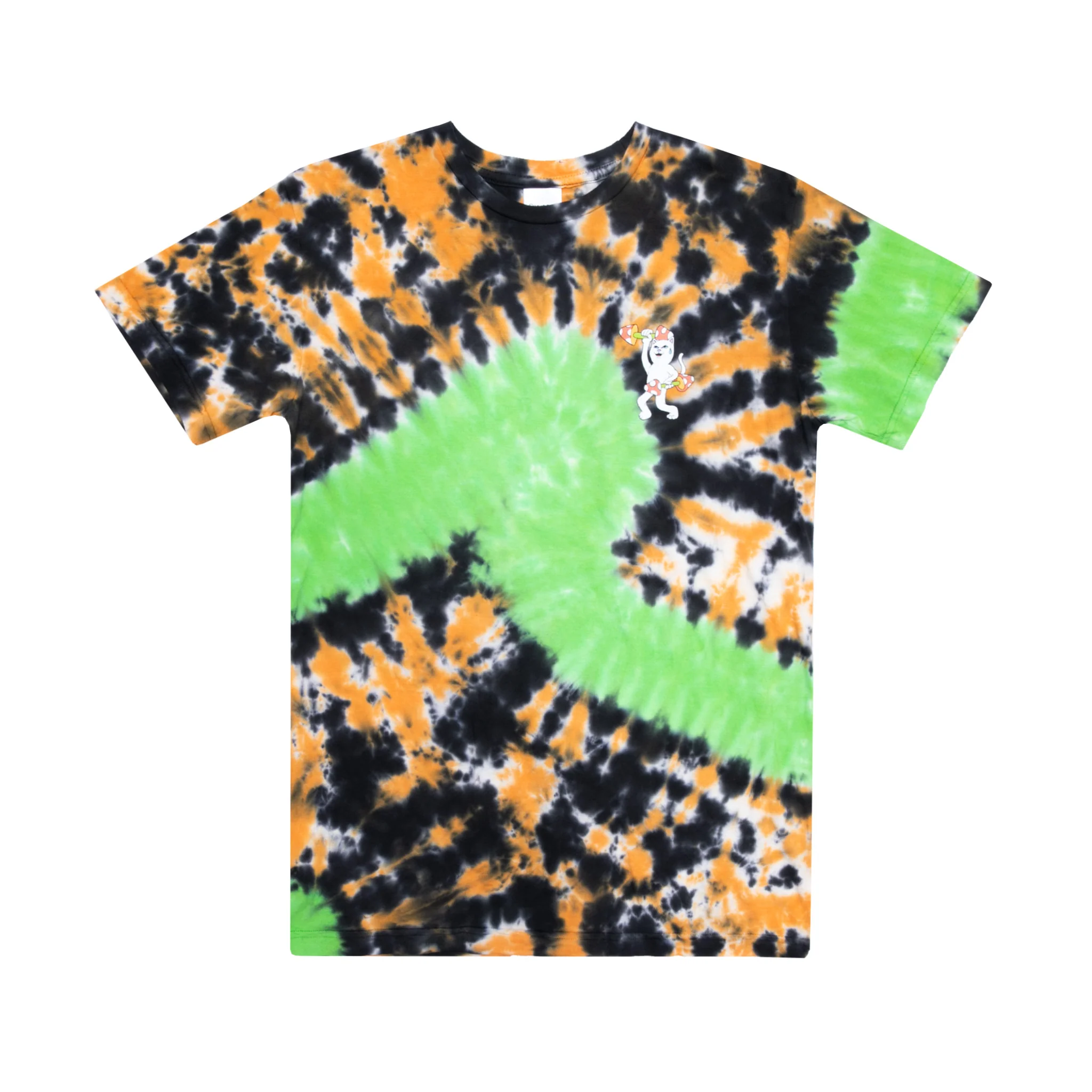 Do You Even Lift Tee (Neon/Black/Orange Loop Dye) - Image 3