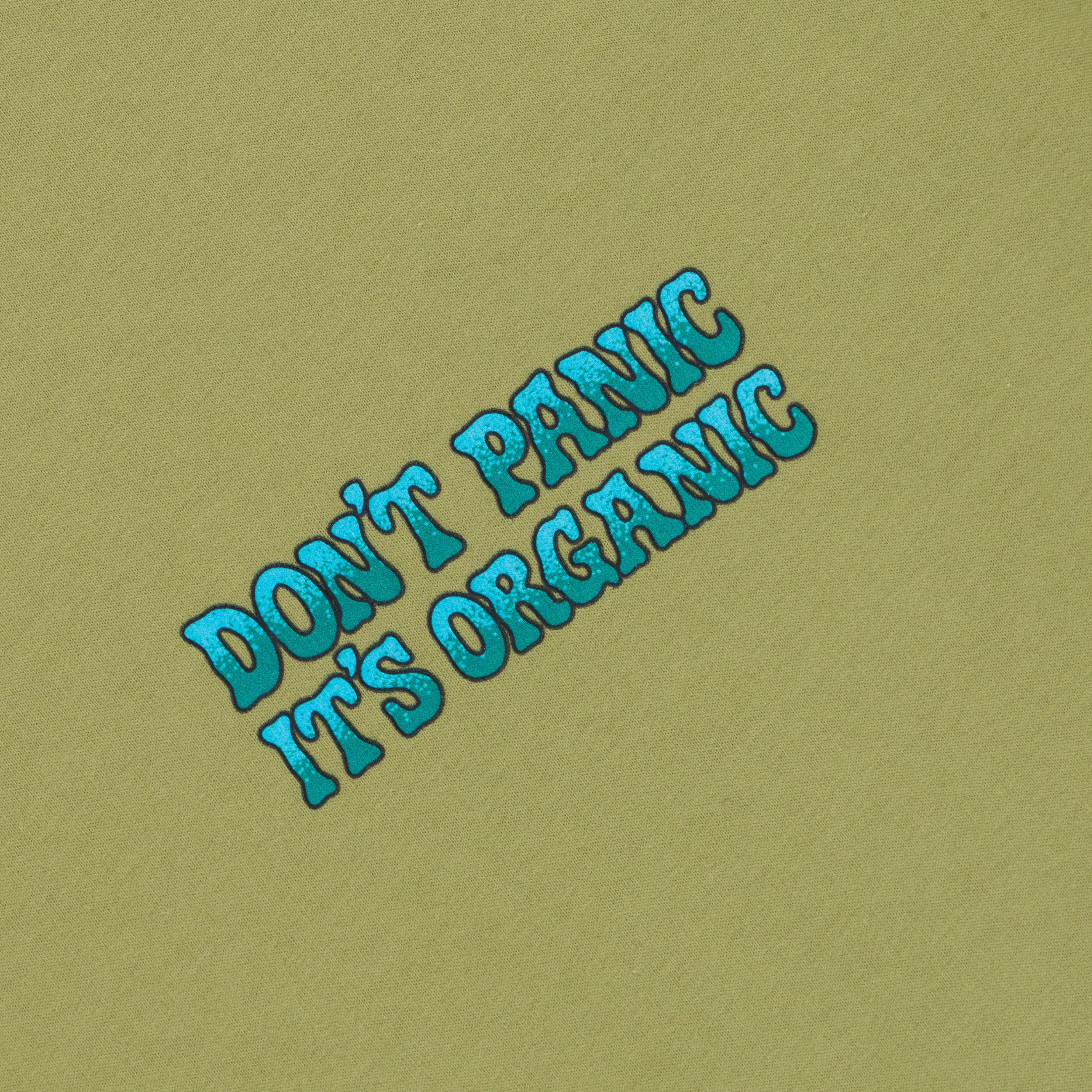Don't Panic Tee (Light Forest) - Image 4