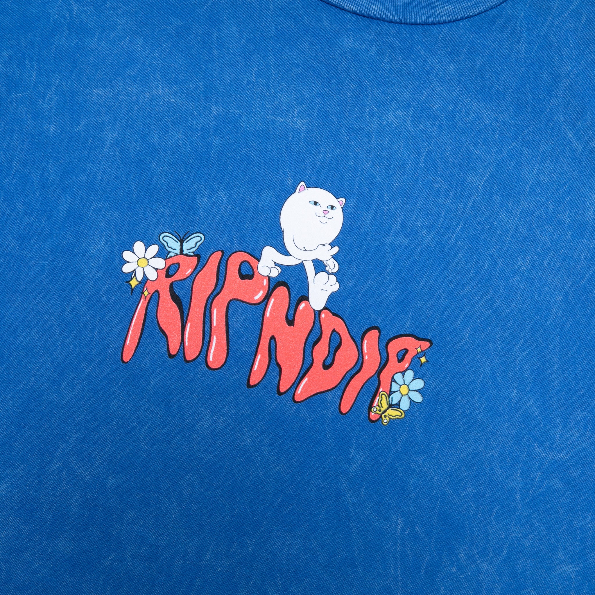Dont Trip Tee (Cornflower Blue Mineral Wash) - Image 4