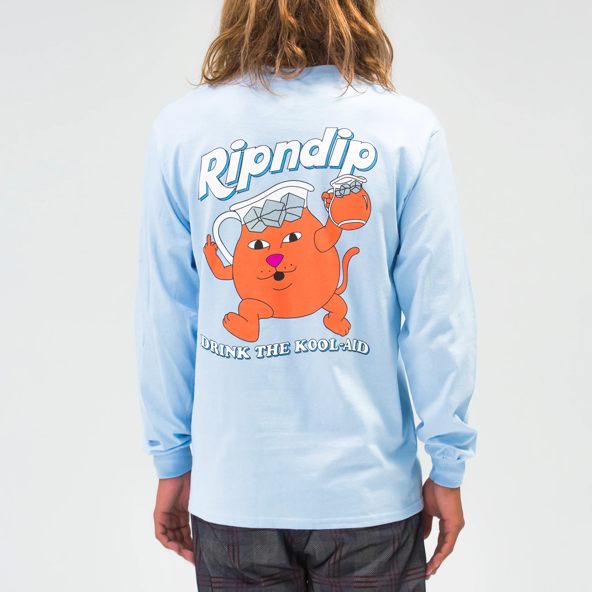 Drink Me Long Sleeve (Light Blue) - Image 2