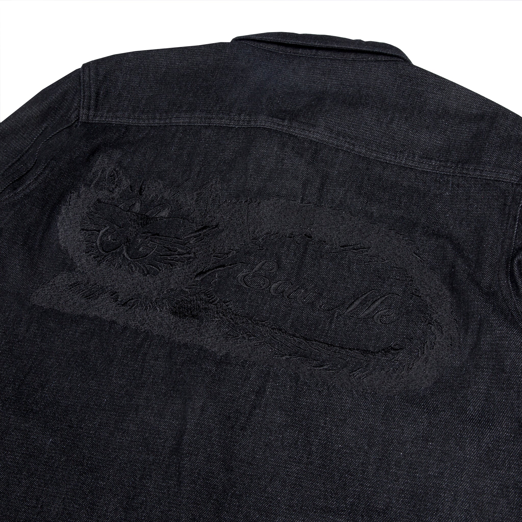 Eat Me Denim Jacket (Black) - Image 3