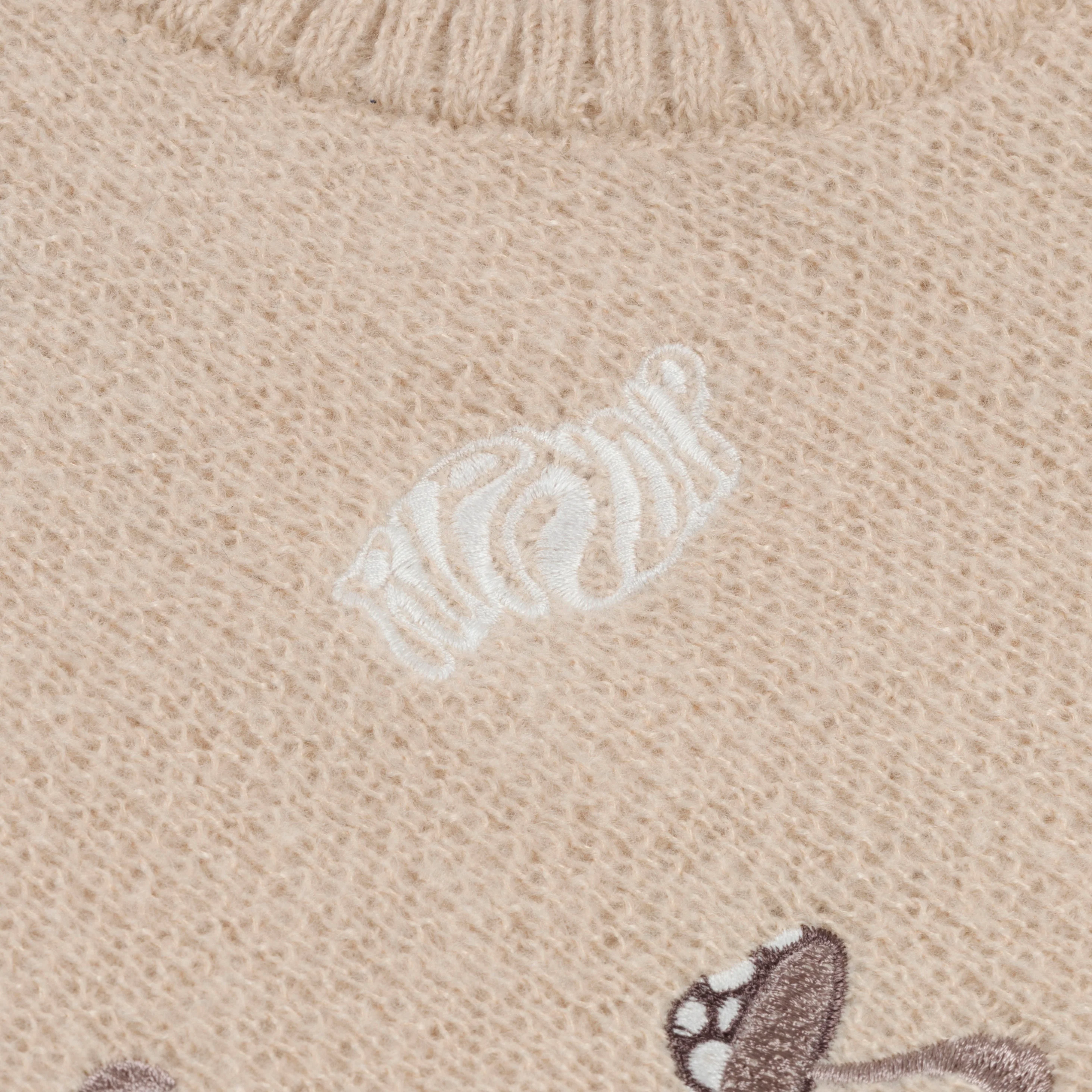 Euphoria Knit Crop Top (Off White) - Image 4