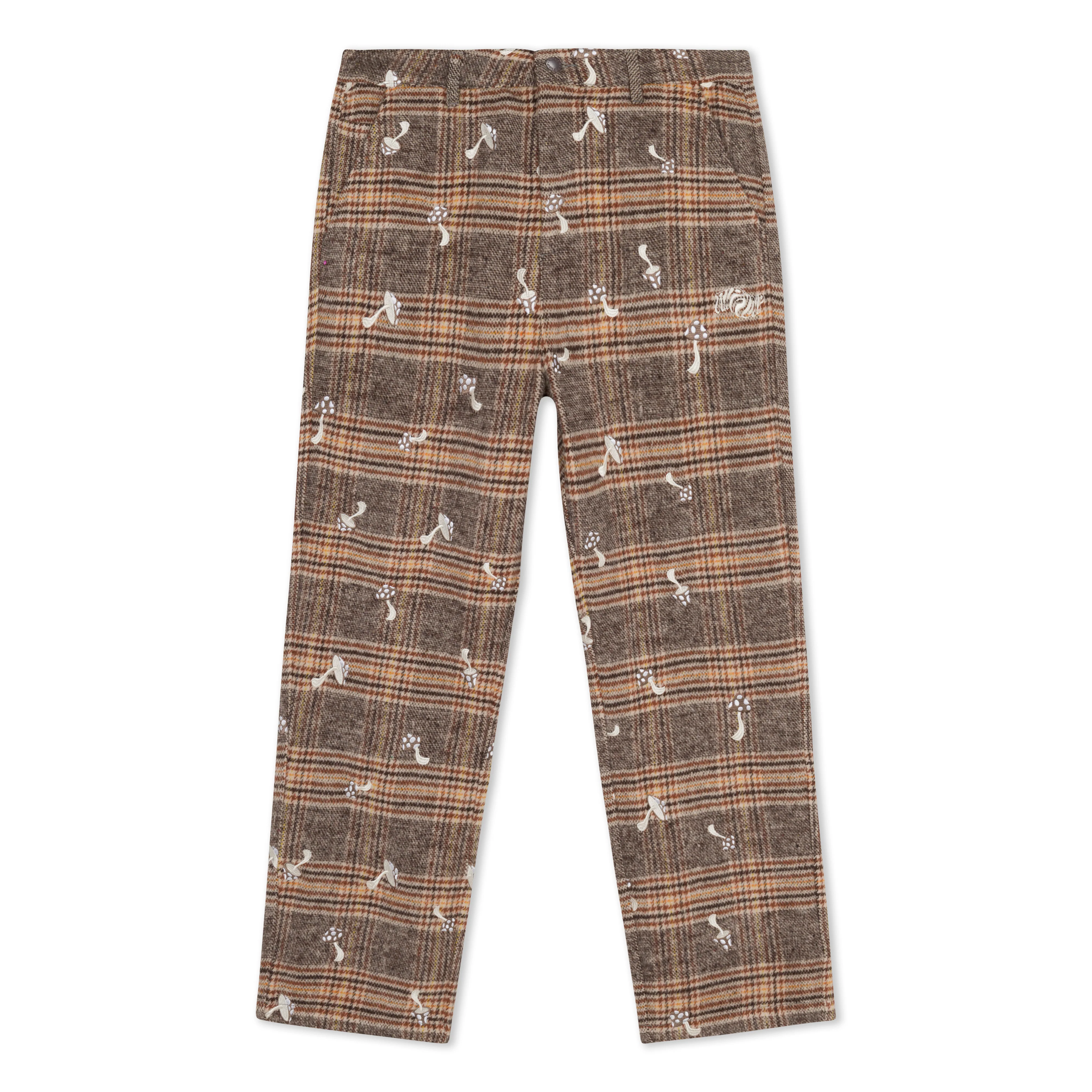 Euphoria Pants (Brown Plaid)