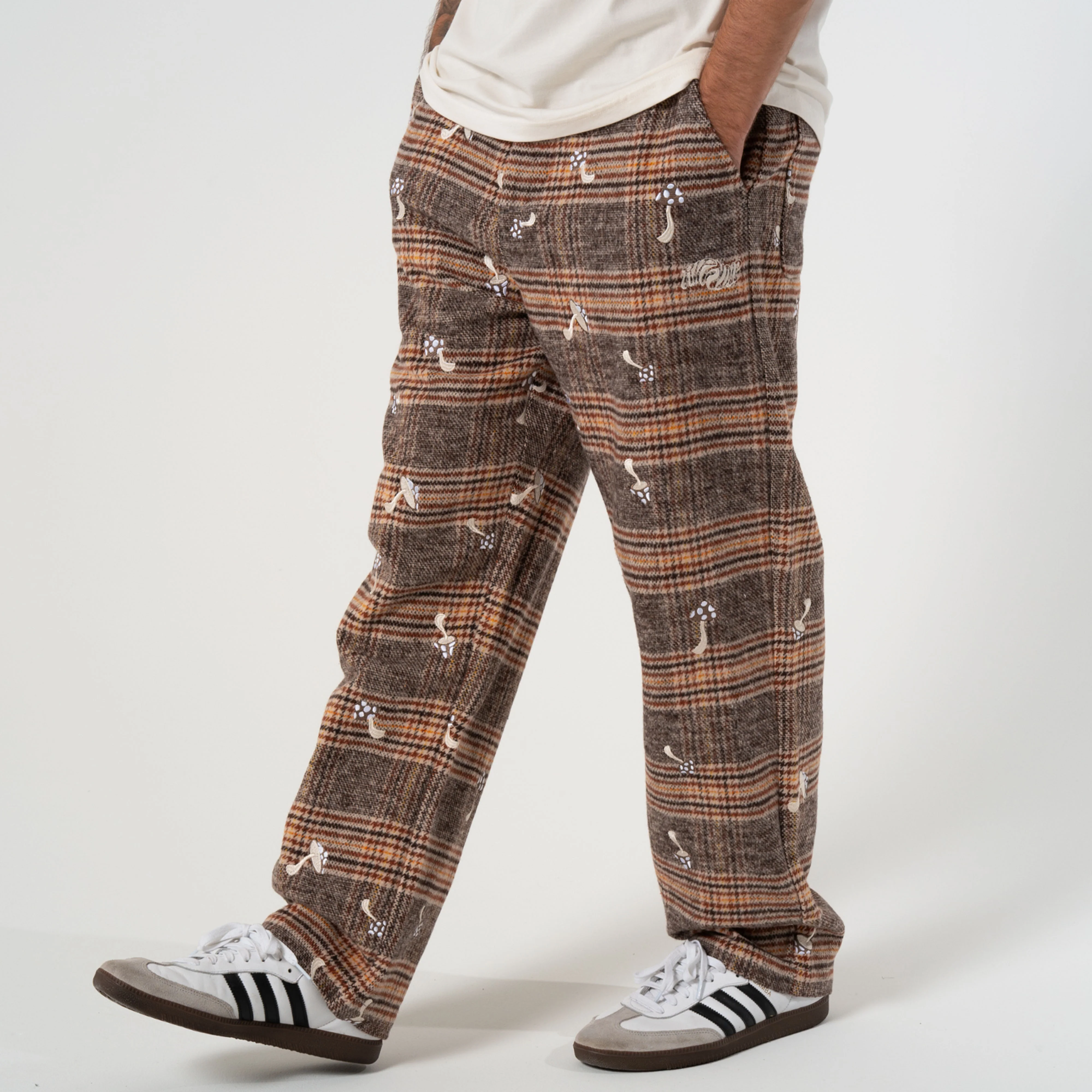 Euphoria Pants (Brown Plaid) - Image 2