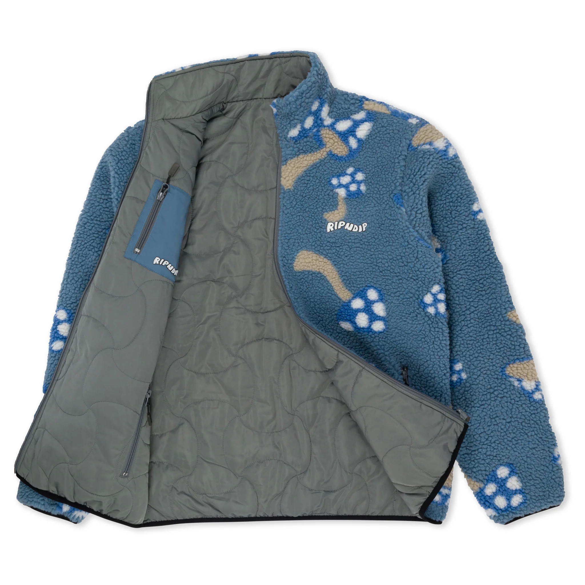 Euphoria Reversible Polar Fleece Jacket (Charcoal/Slate) - Image 4
