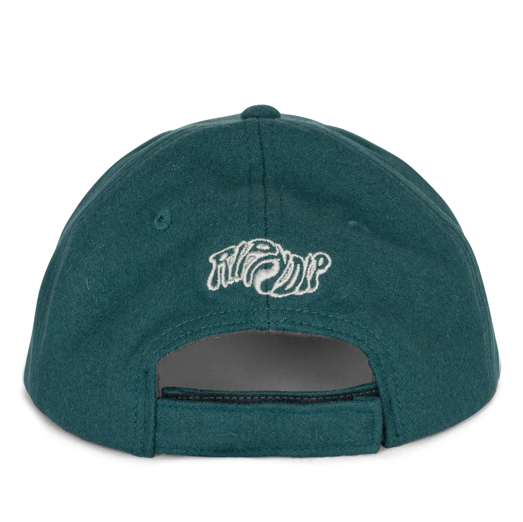Euphoria Wool Velcro 6 Panel Hat (Alpine Green) - Image 3