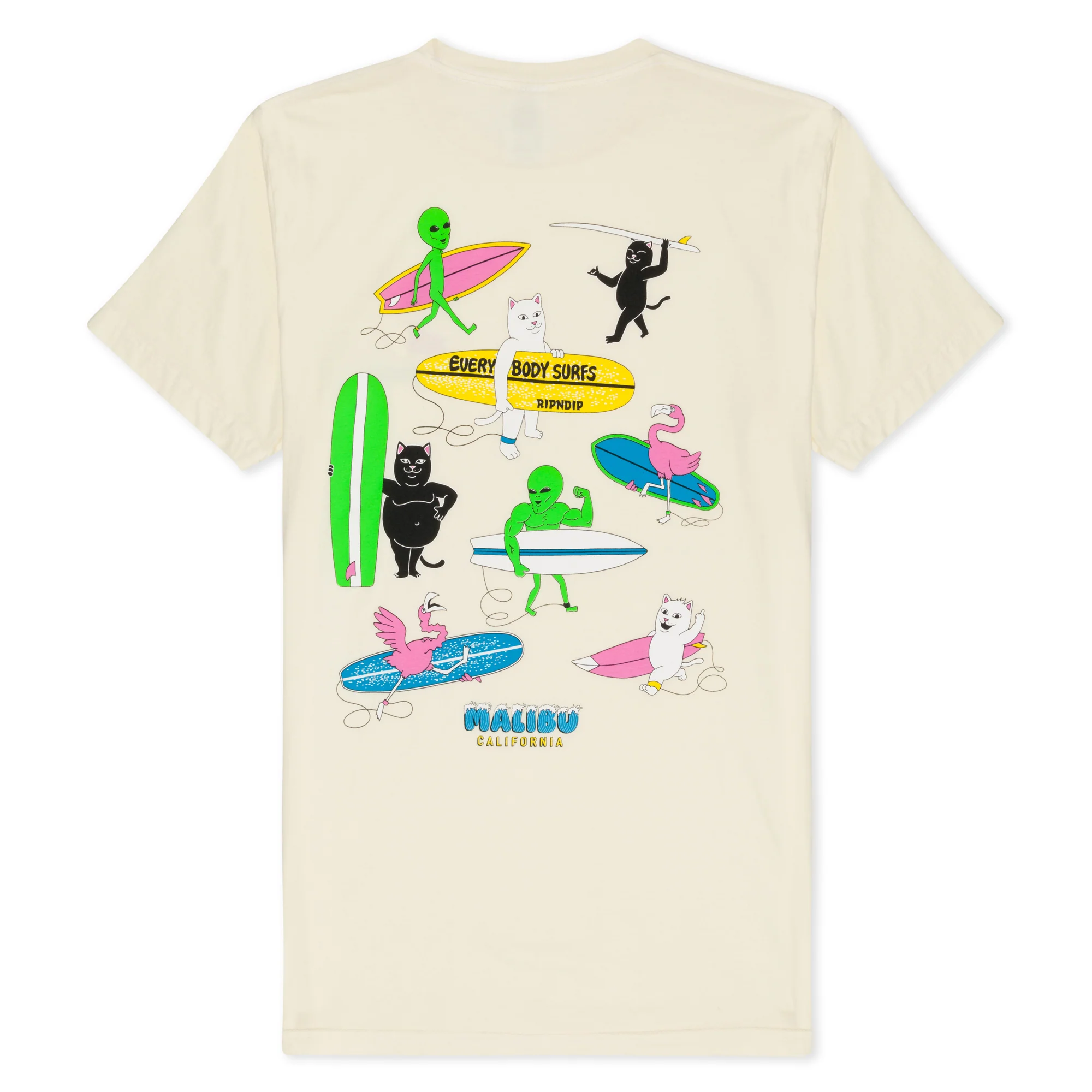 Everybody Surfs Tee (Natural)