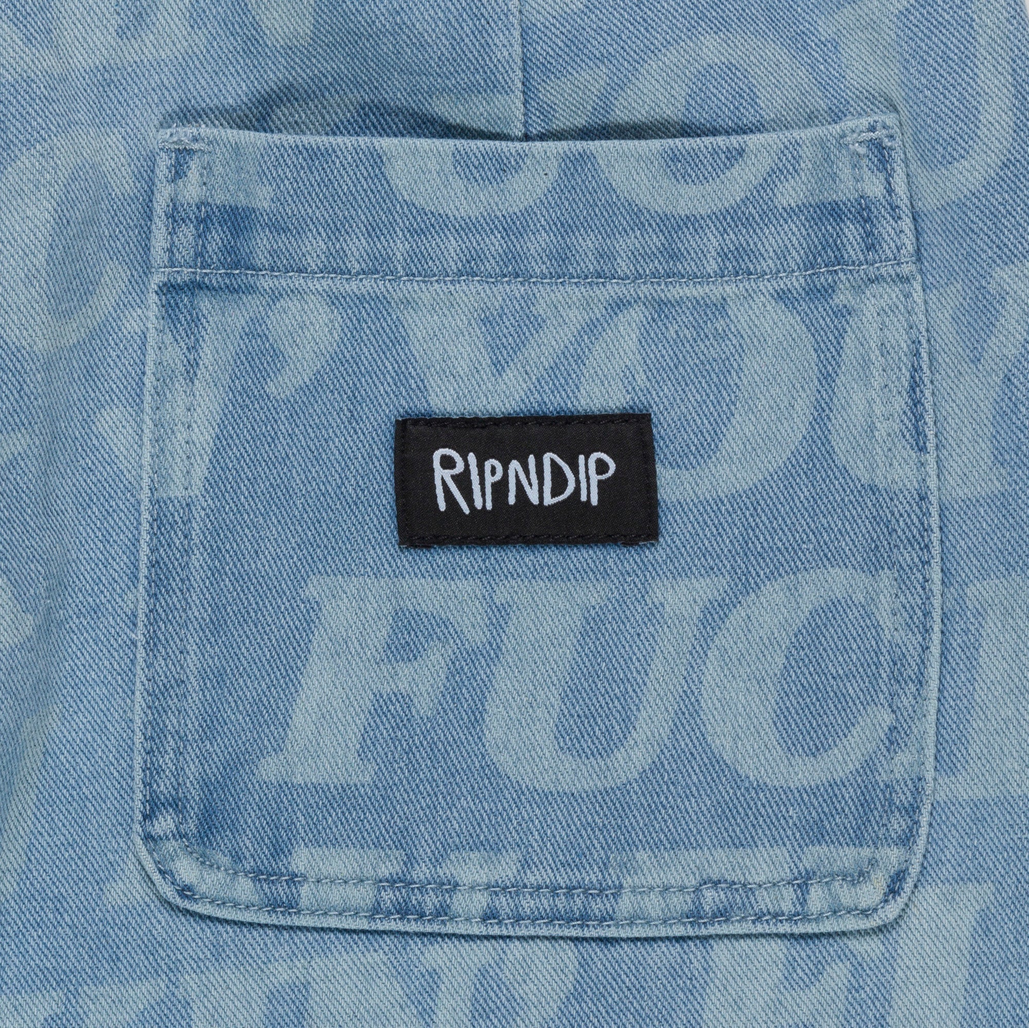 F.U.F.F. Washed Denim Pants (Light Washed Denim) - Image 5
